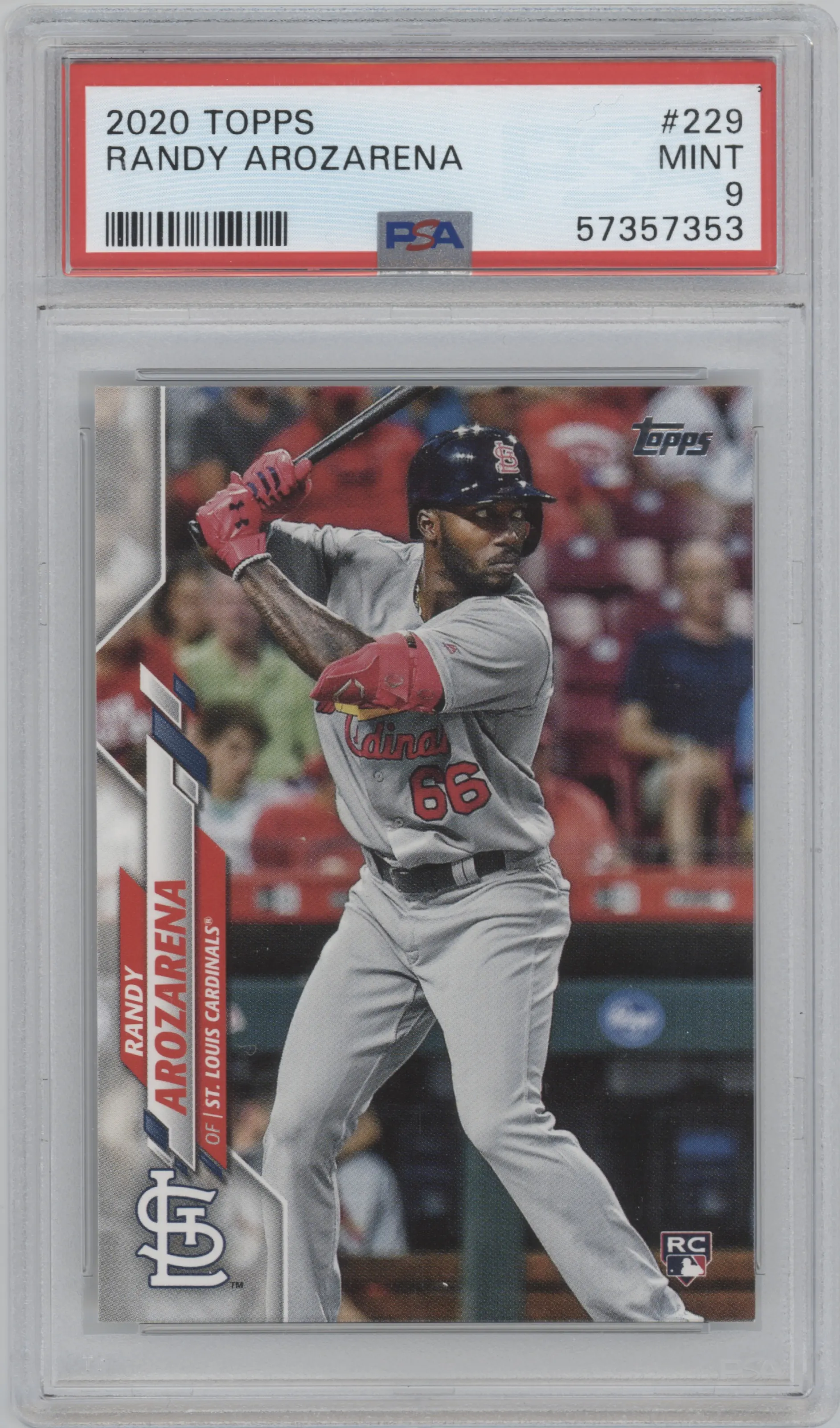 2020 Topps Randy Arozarena PSA 9
