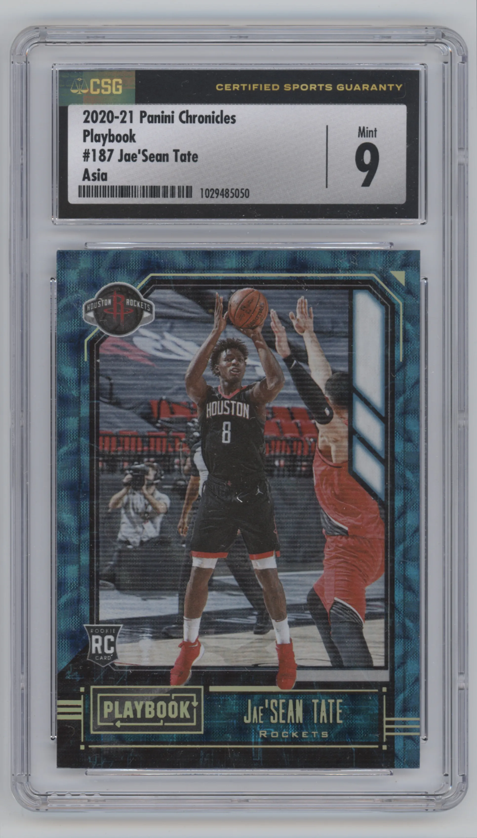 2020 Panini Chronicles Playbook Jae'Sean Tate Asia CGC 9