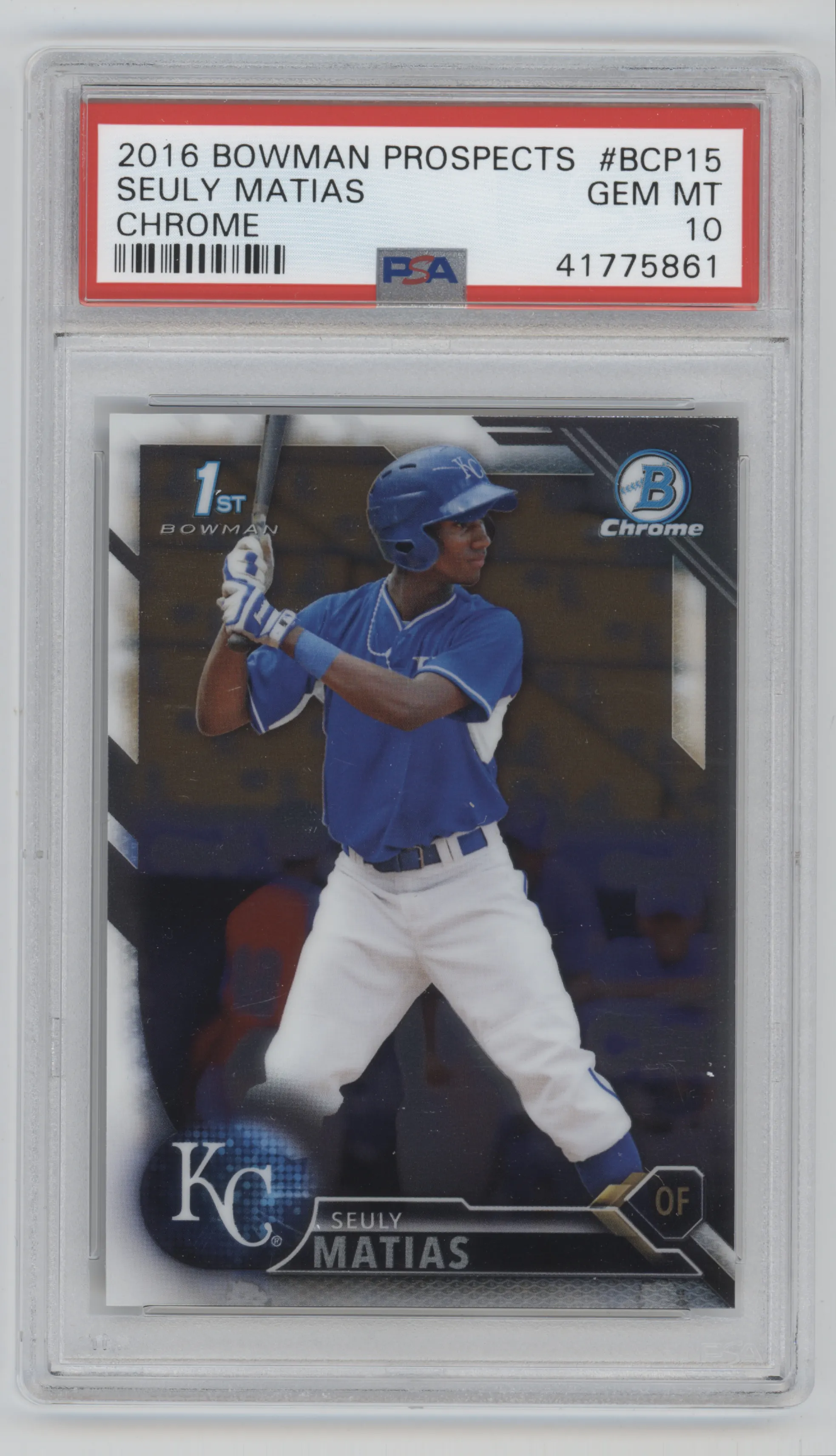 2016 Bowman Chr.Pros. Seuly Matias PSA 10