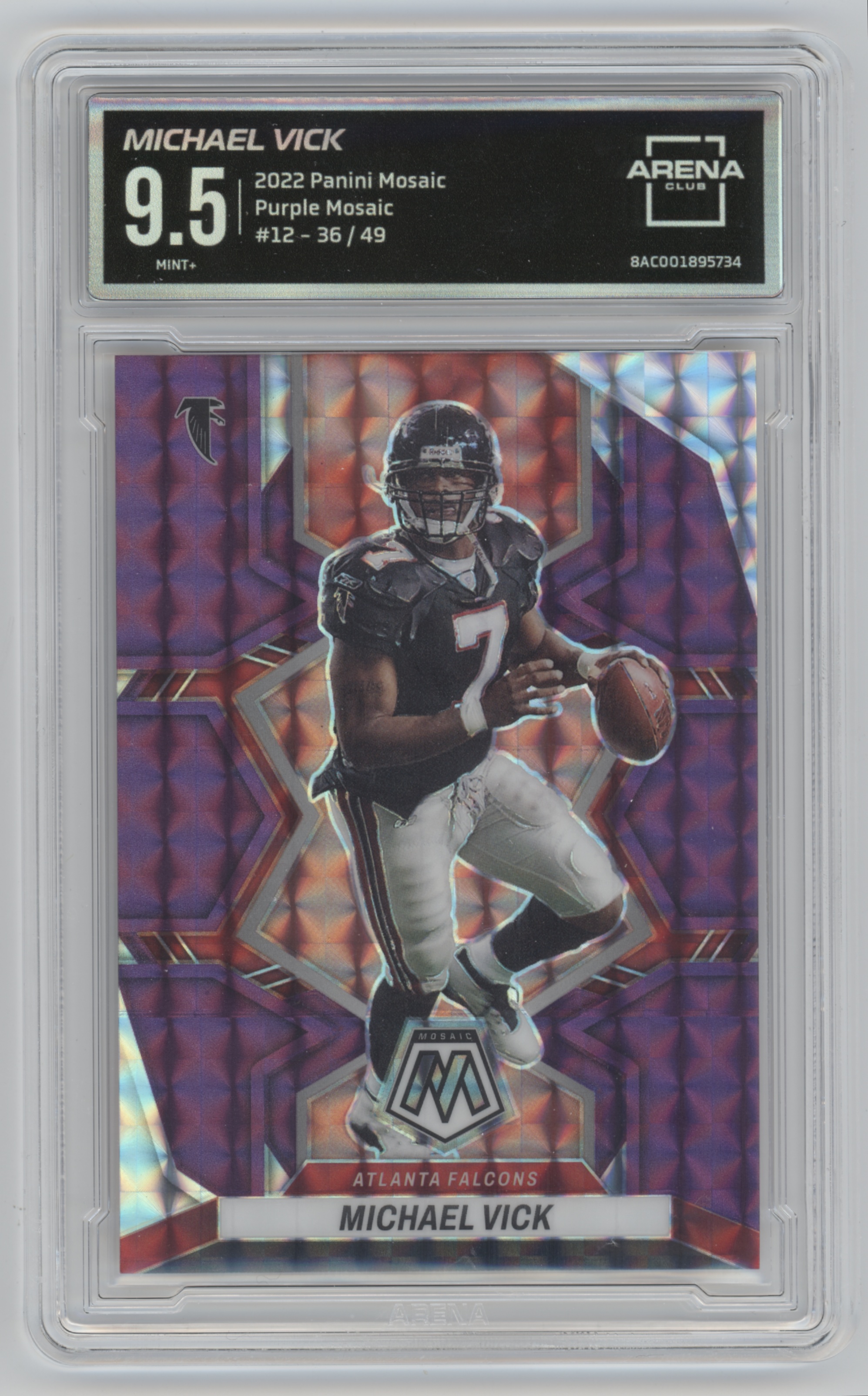 2022 Panini Mosaic #12 Michael Vick Atlanta Falcons