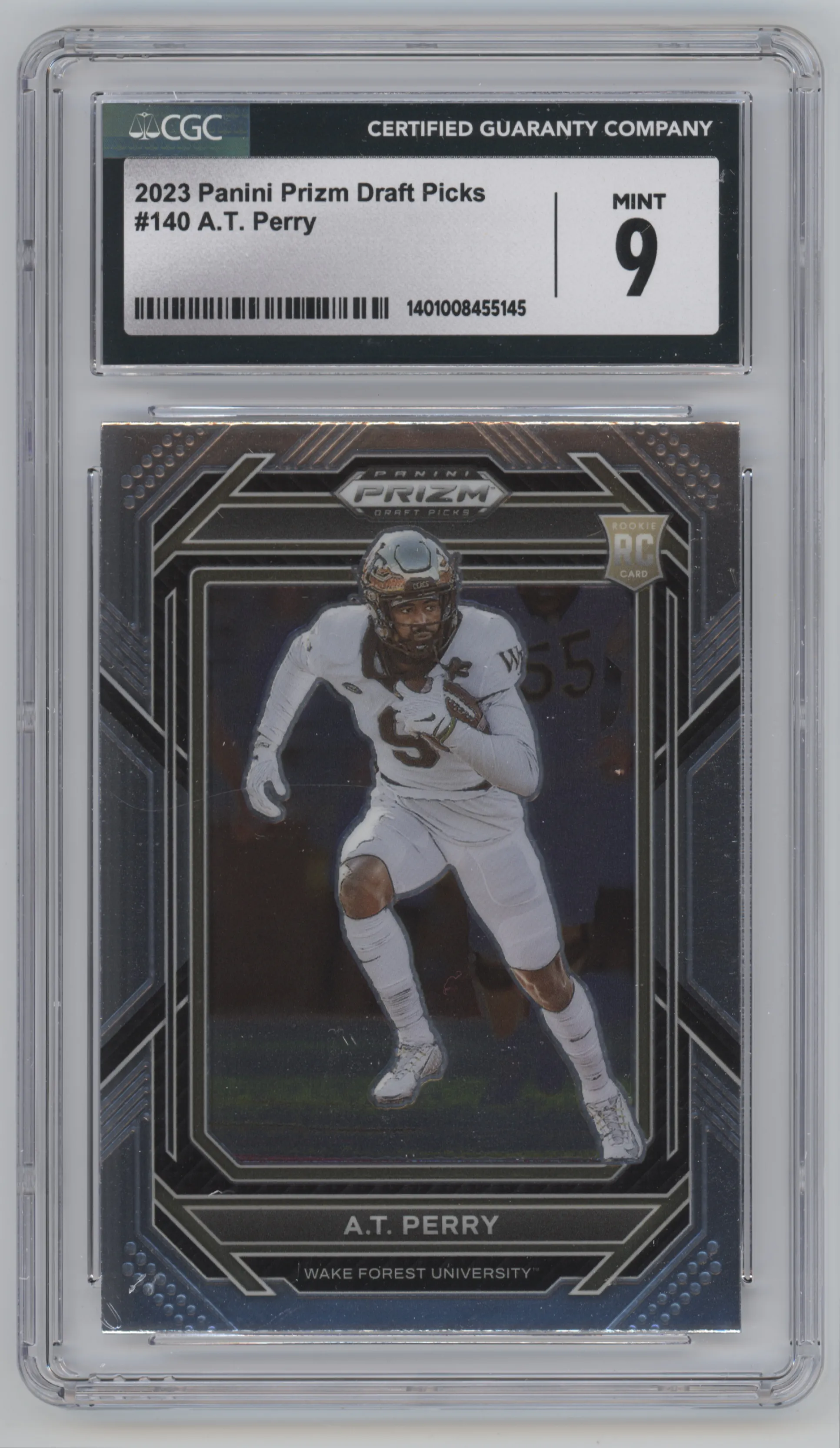 2023 Panini Prizm Draft Picks A.T. Perry CGC 9