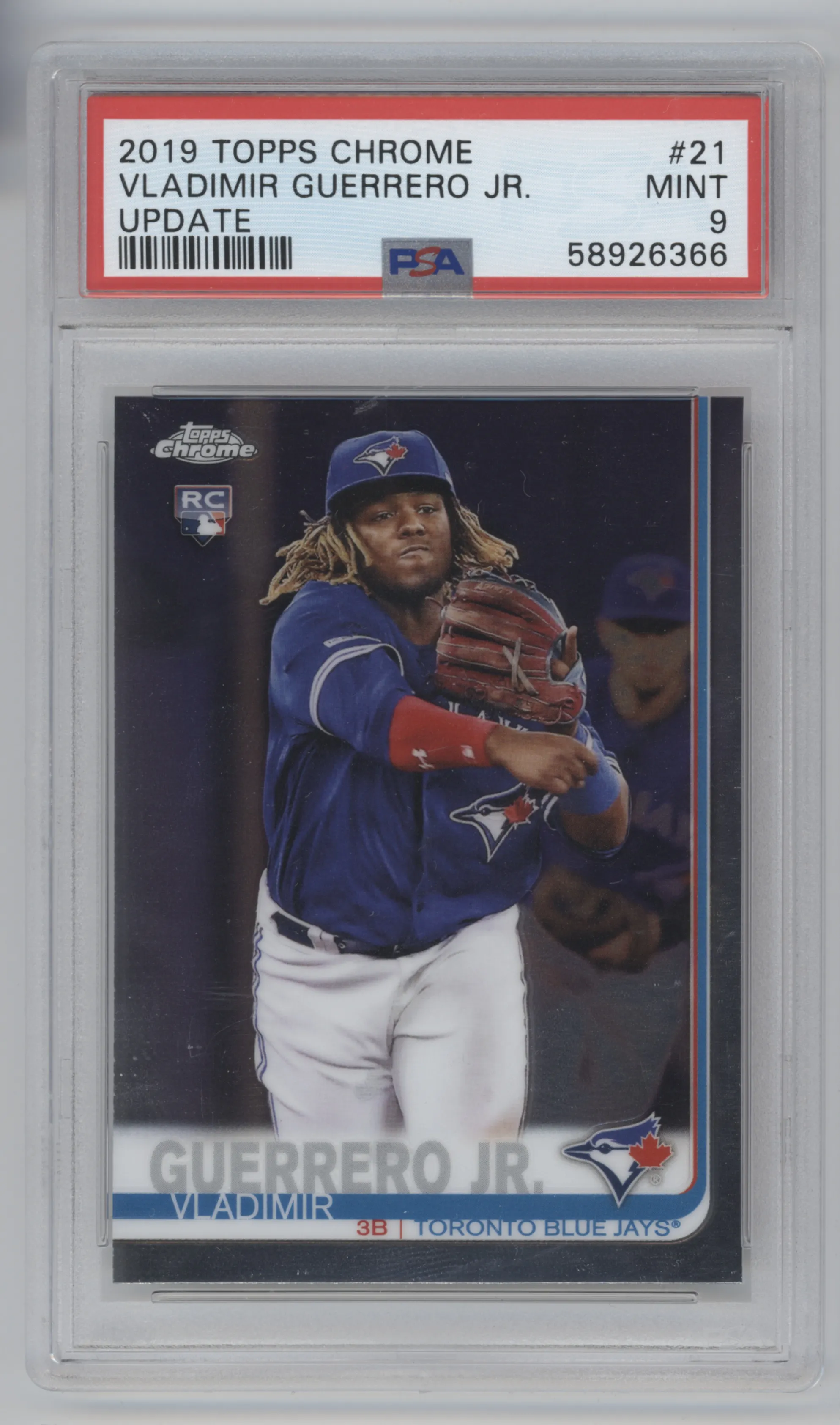 2019 Topps Chrome Update Vladimir Guerrero Jr. PSA 9