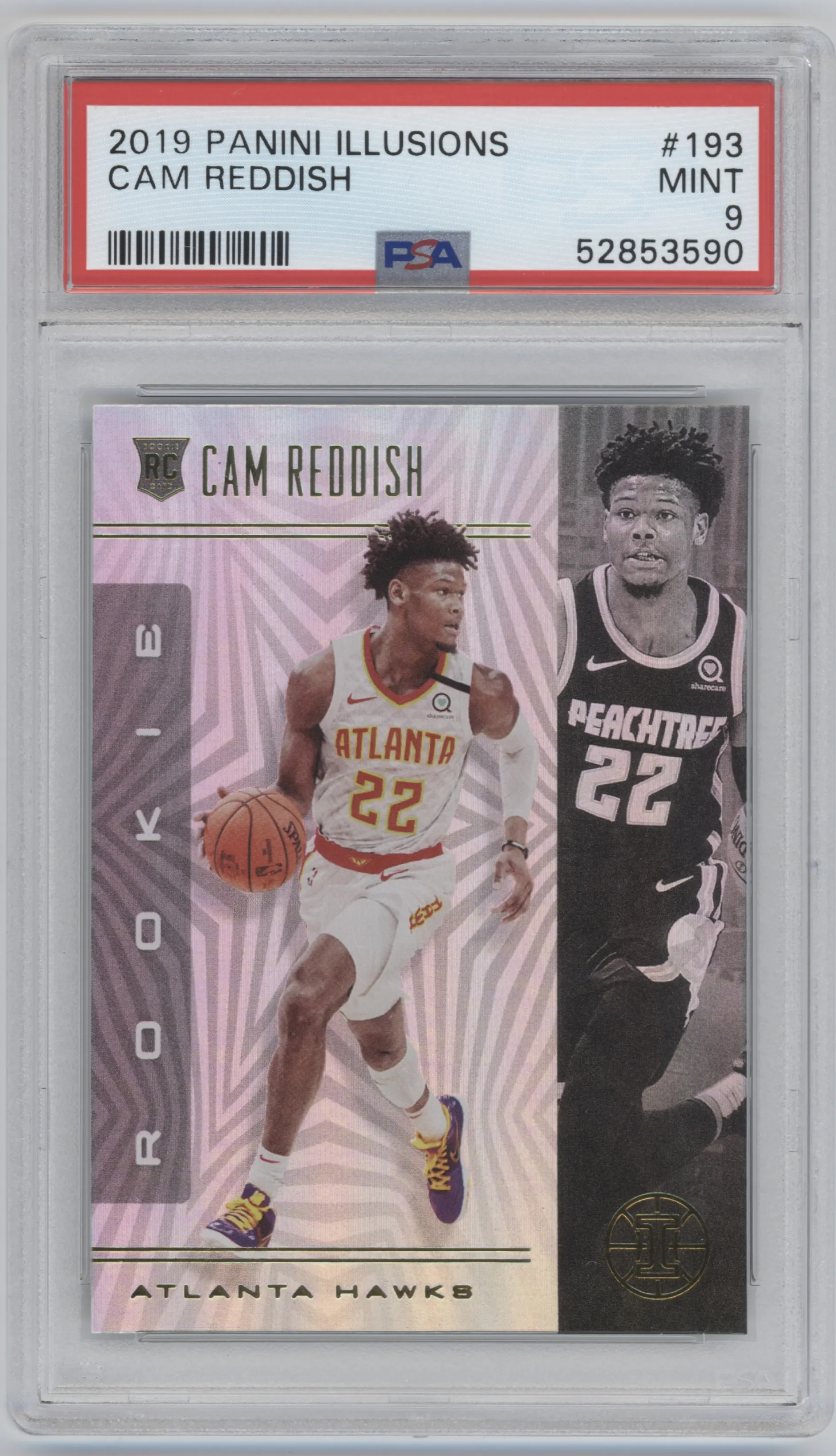2019 Panini Illusions Cam Reddish PSA 9