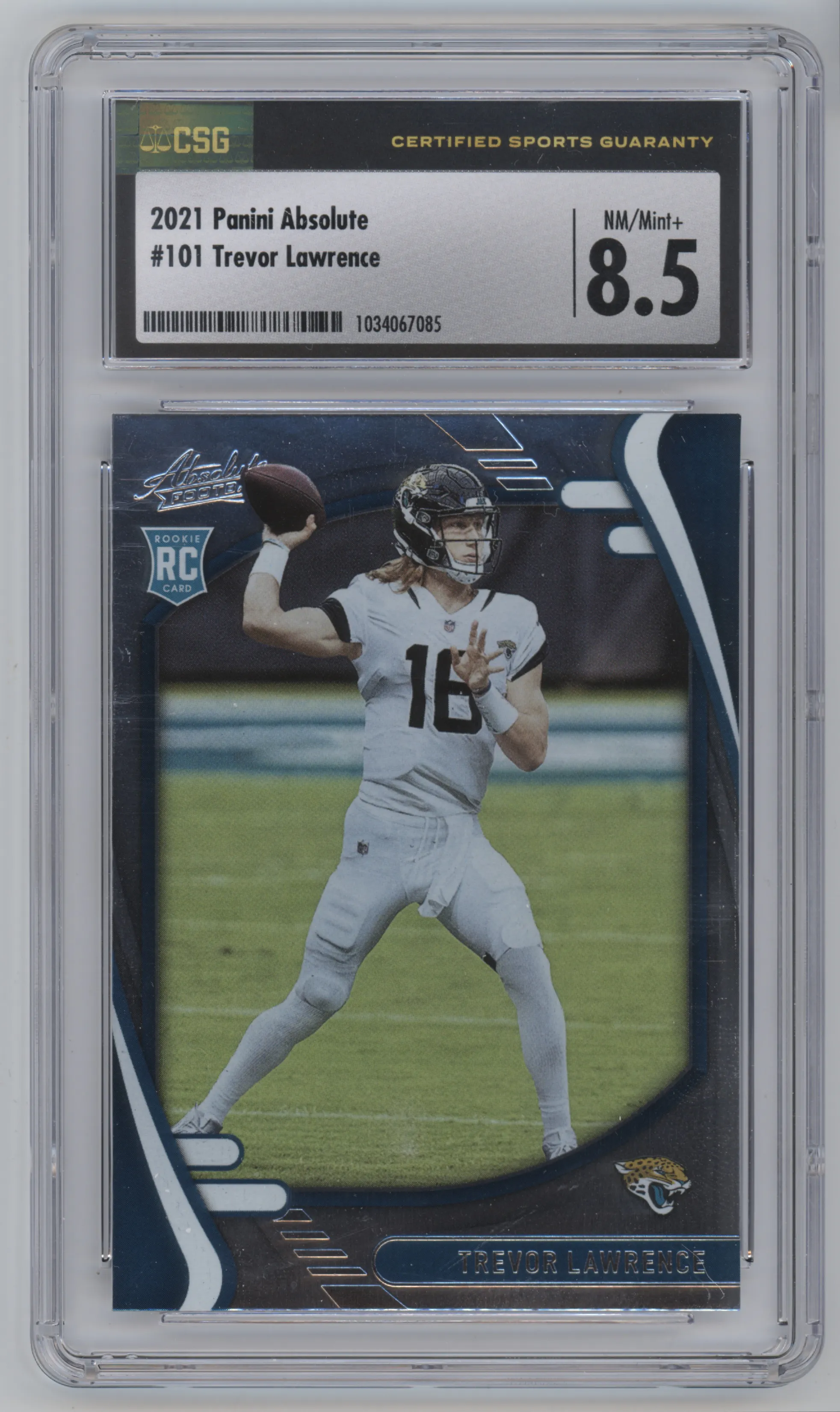 2021 Panini Absolute Trevor Lawrence CGC 8.5