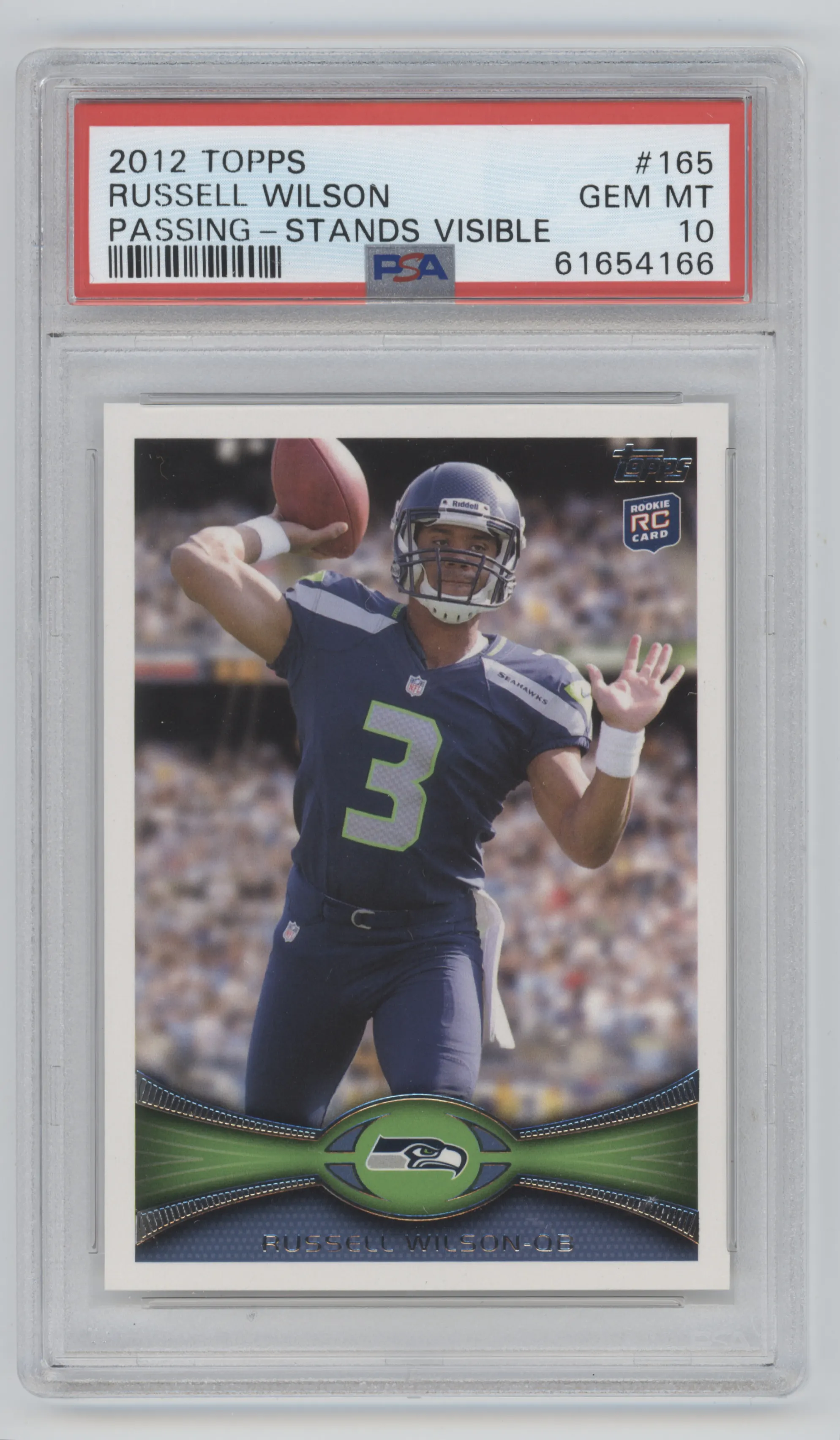 2012 Topps Russell Wilson PSA 10