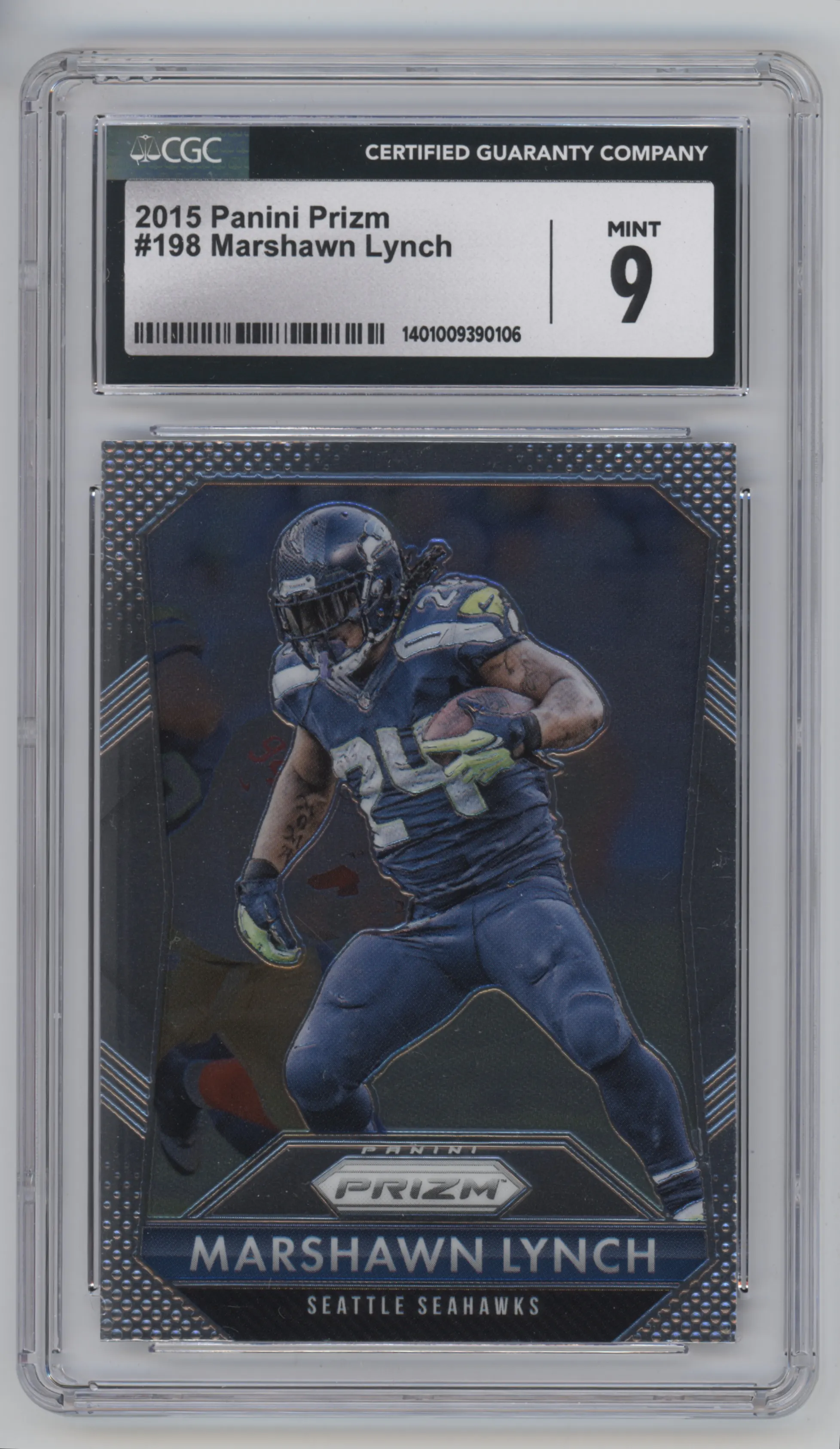 2015 Panini Prizm Marshawn Lynch CGC 9
