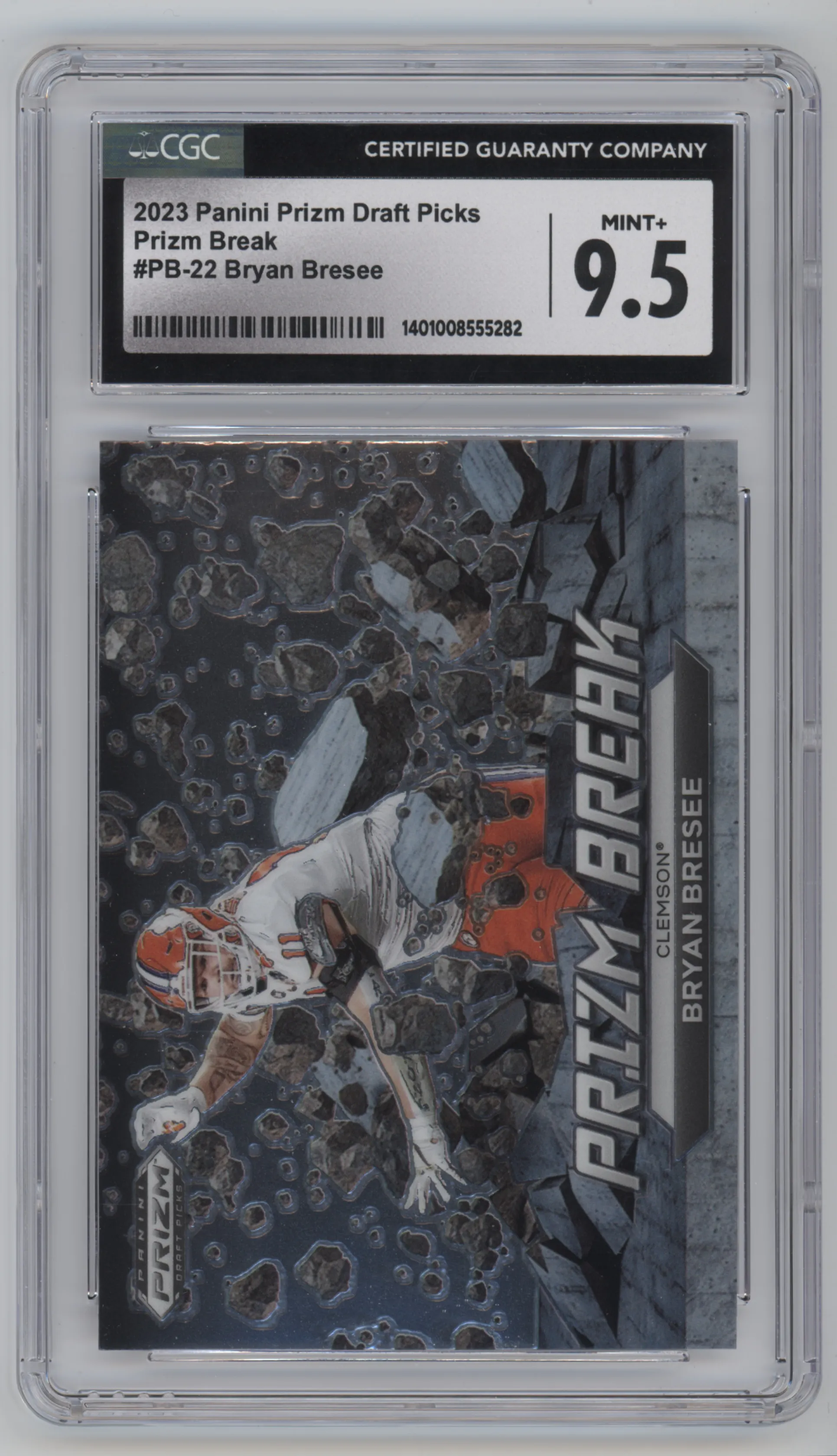 2023 Panini Prizm Draft Picks Prizm Break Bryan Bresee CGC 9.5