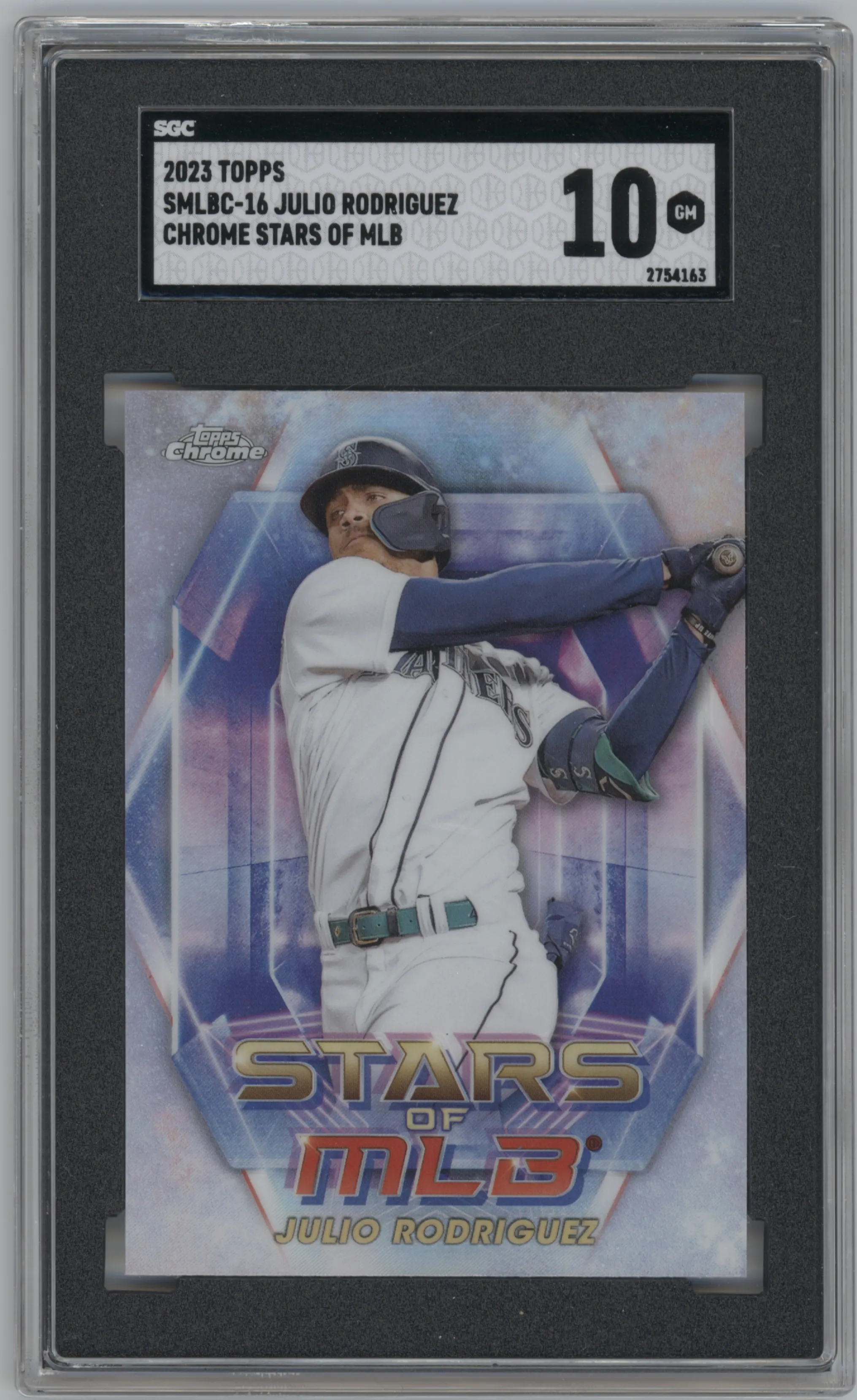 2023 Topps Stars of the MLB Chrome Julio Rodriguez SGC 10