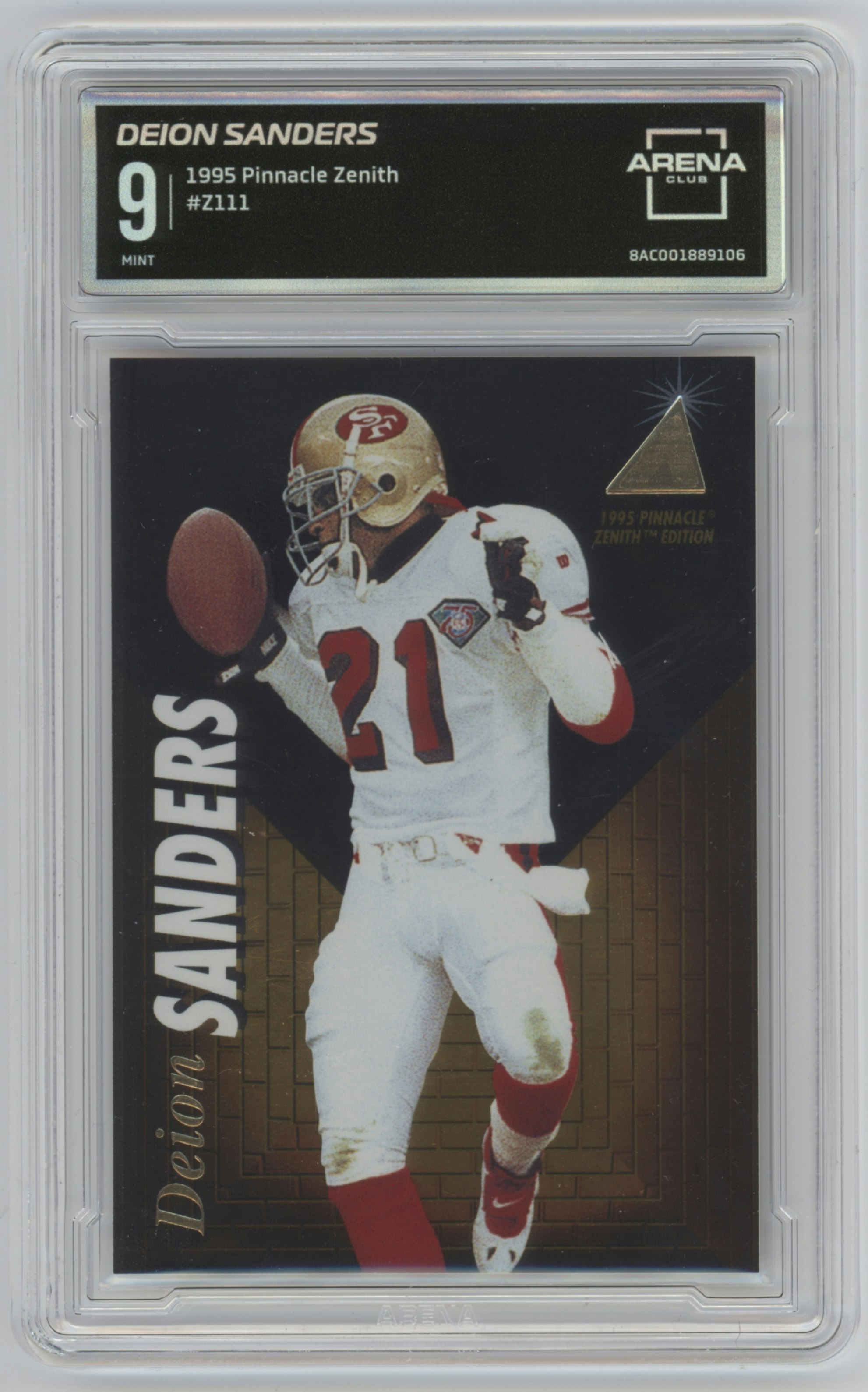 1995 Pinnacle Zenith Edition Deion Sanders #Z111