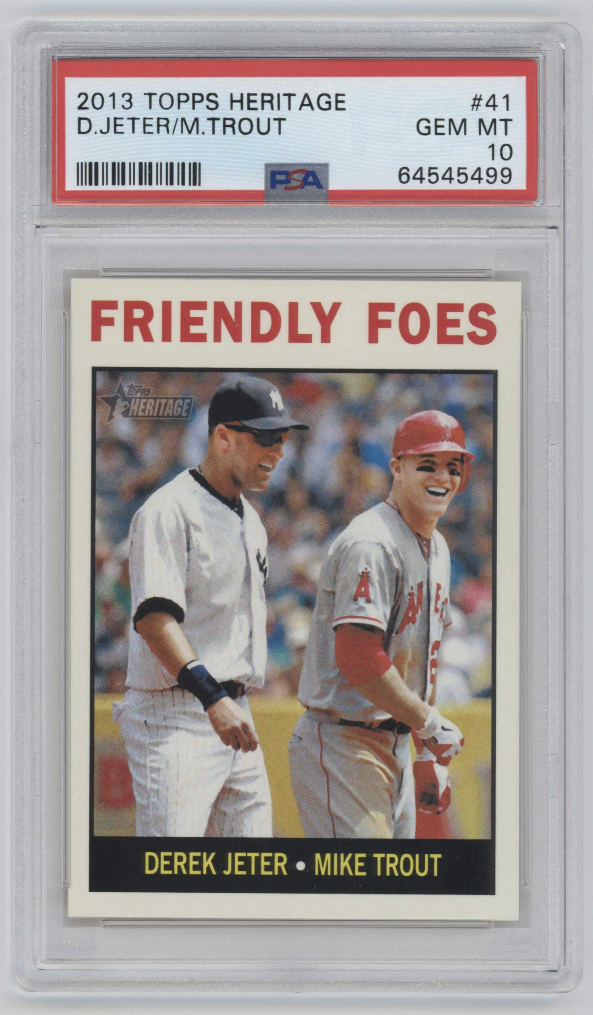 2011 Topps Update Mike Trout #US175 PSA Gem Mint 10. Baseball