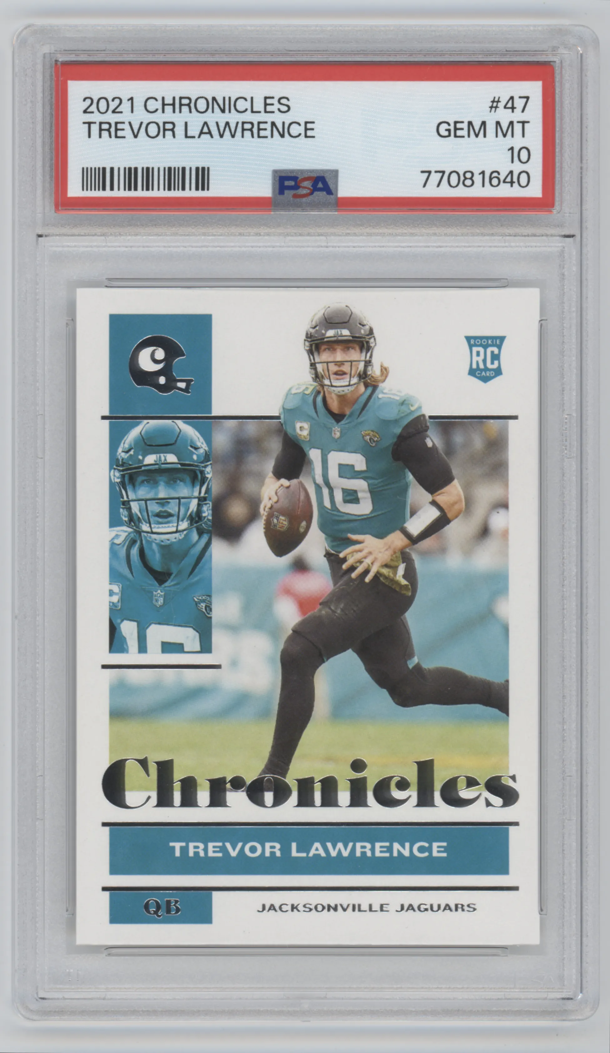 2021 Panini Chronicles Trevor Lawrence PSA 10