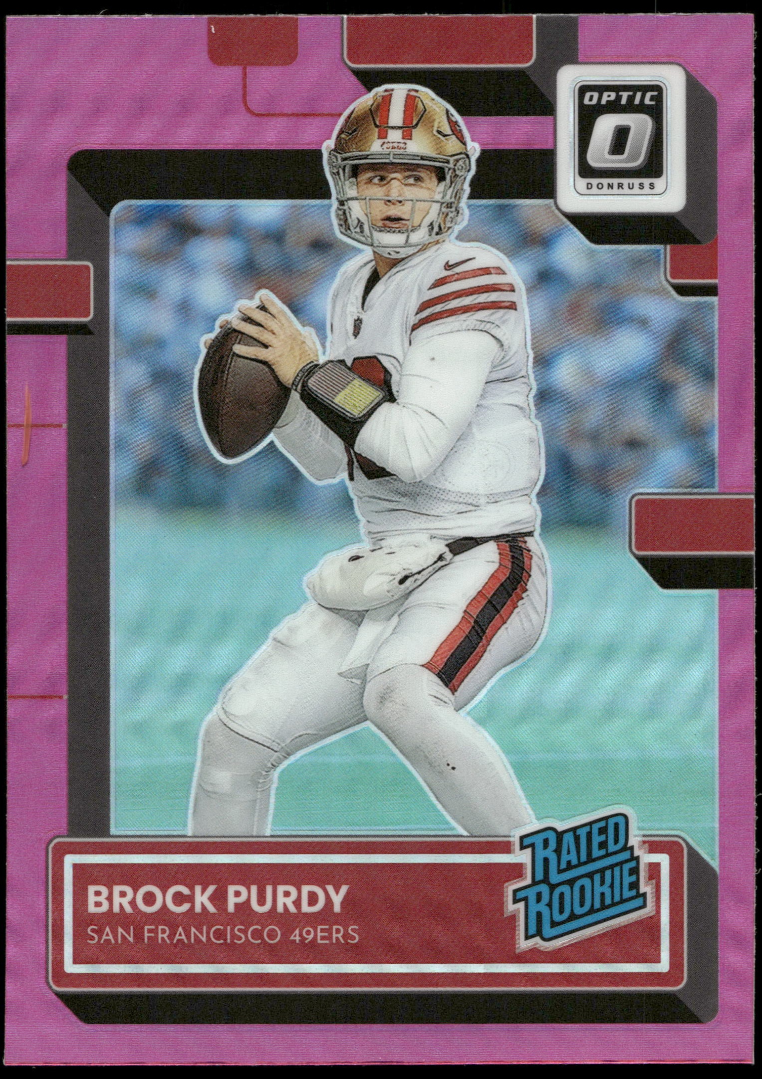 NFL San Francisco 49ers 2022 Panini Chronicles Score Brock Purdy SP-401 [Rookie]