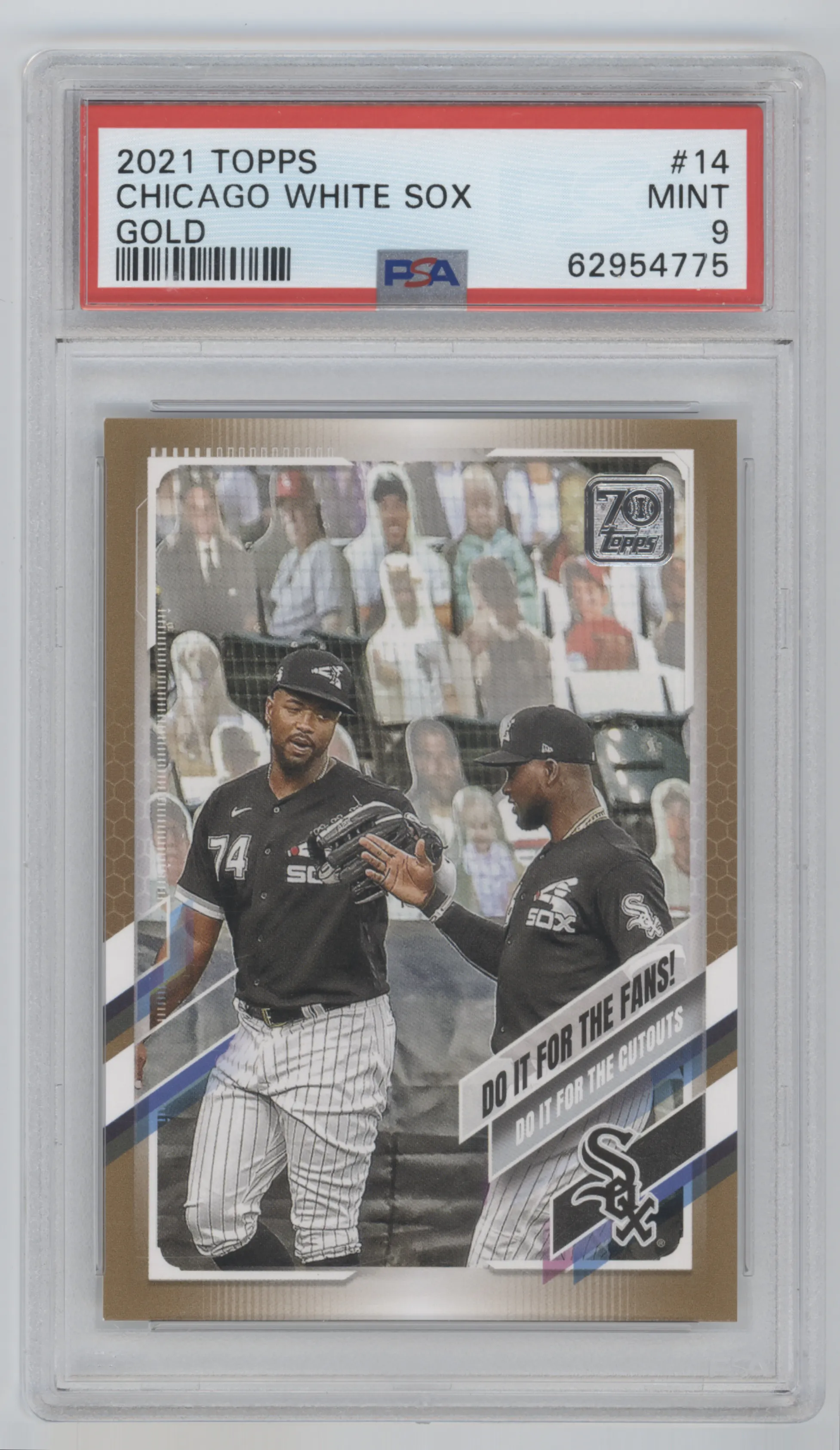2021 Topps Series 1 Do It for the Fans! Gold PSA 9