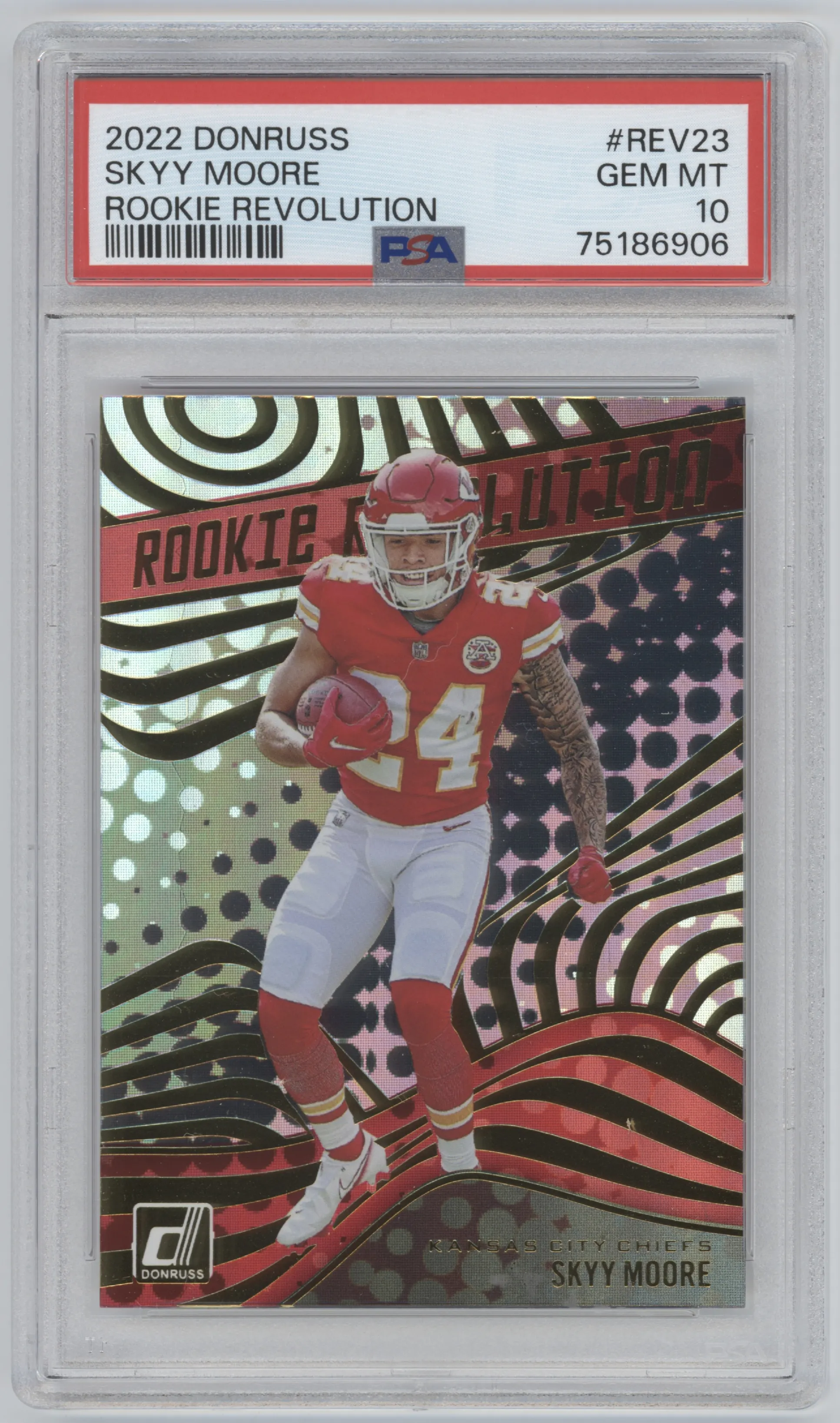 2022 Panini Donruss Rke.Revolution Skyy Moore PSA 10