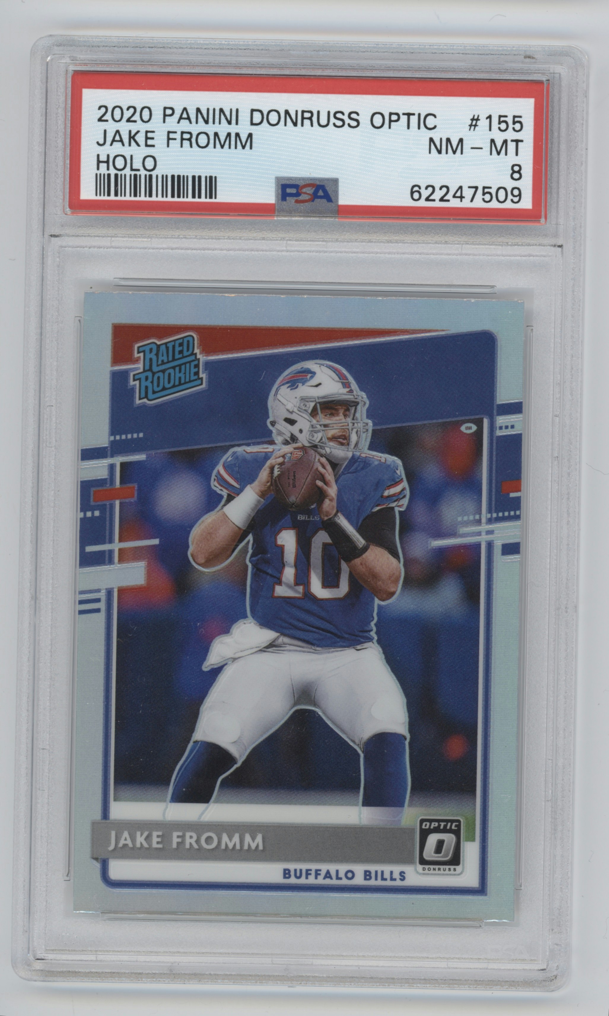 Jake Fromm 2020 PANINI SELECT ROOKIE RC #49 BUFFALO BILLS!