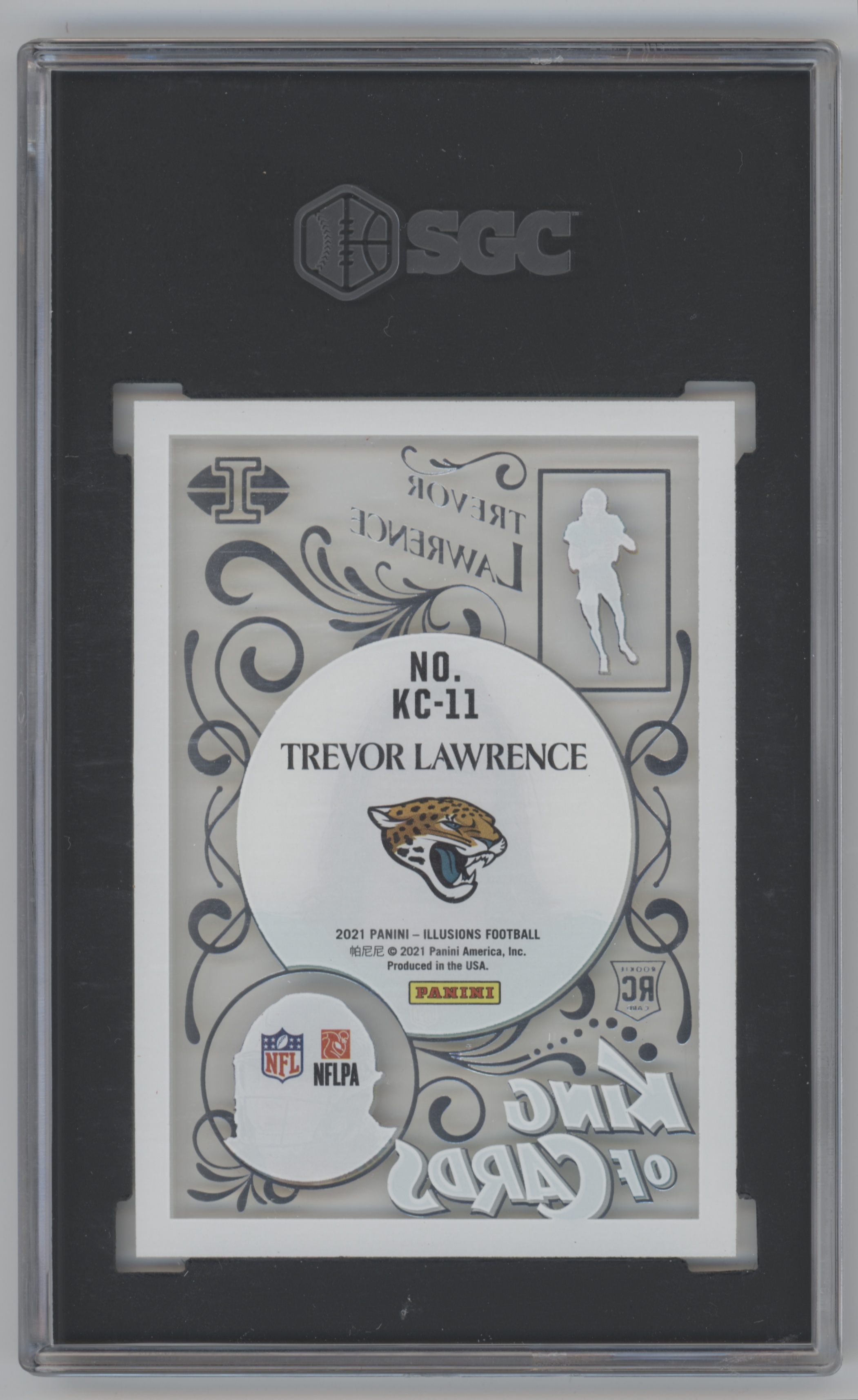 Trevor Lawrence 2021 ILLUSIONS KING OF CARDS RC #KC-11