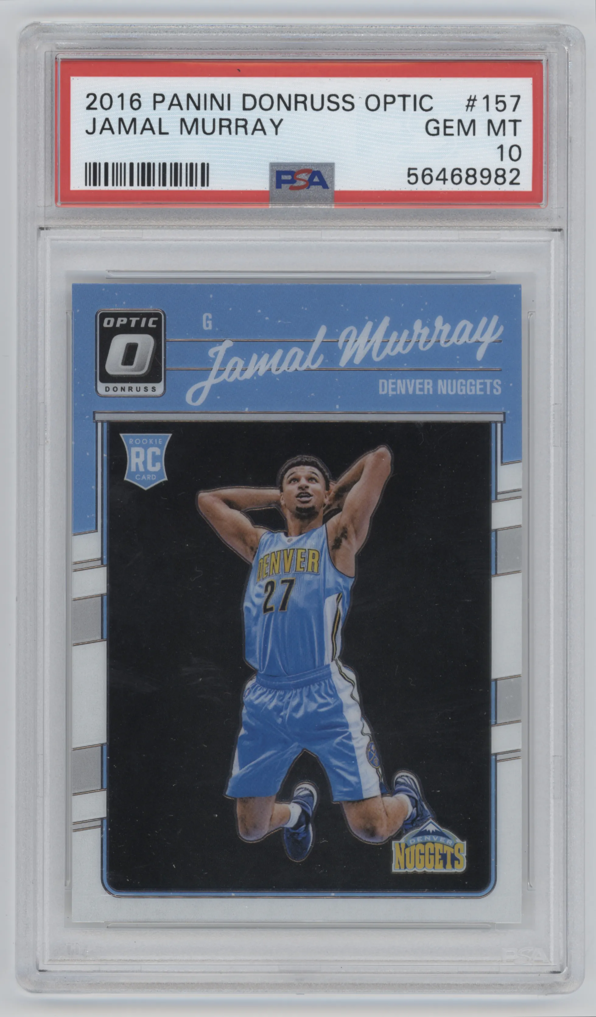 2016 Panini Donruss Optic Jamal Murray #157 PSA 10