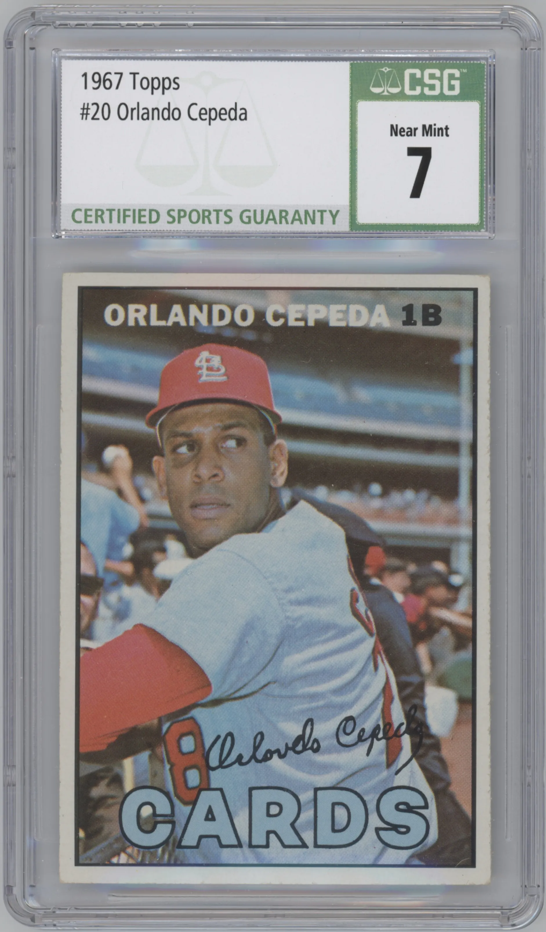 1967 Topps Orlando Cepeda CGC 7