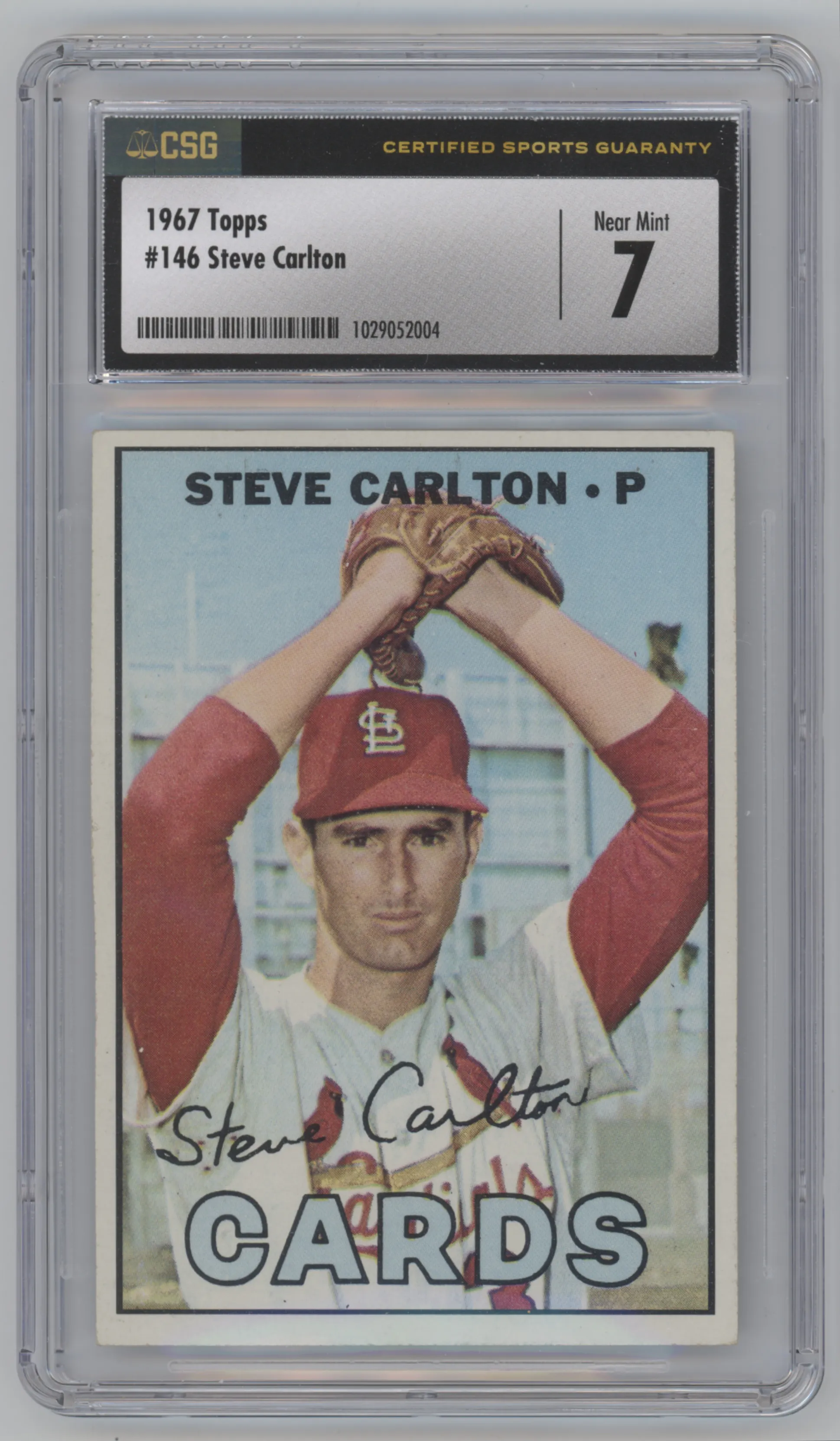 1967 Topps Steve Carlton CGC 7