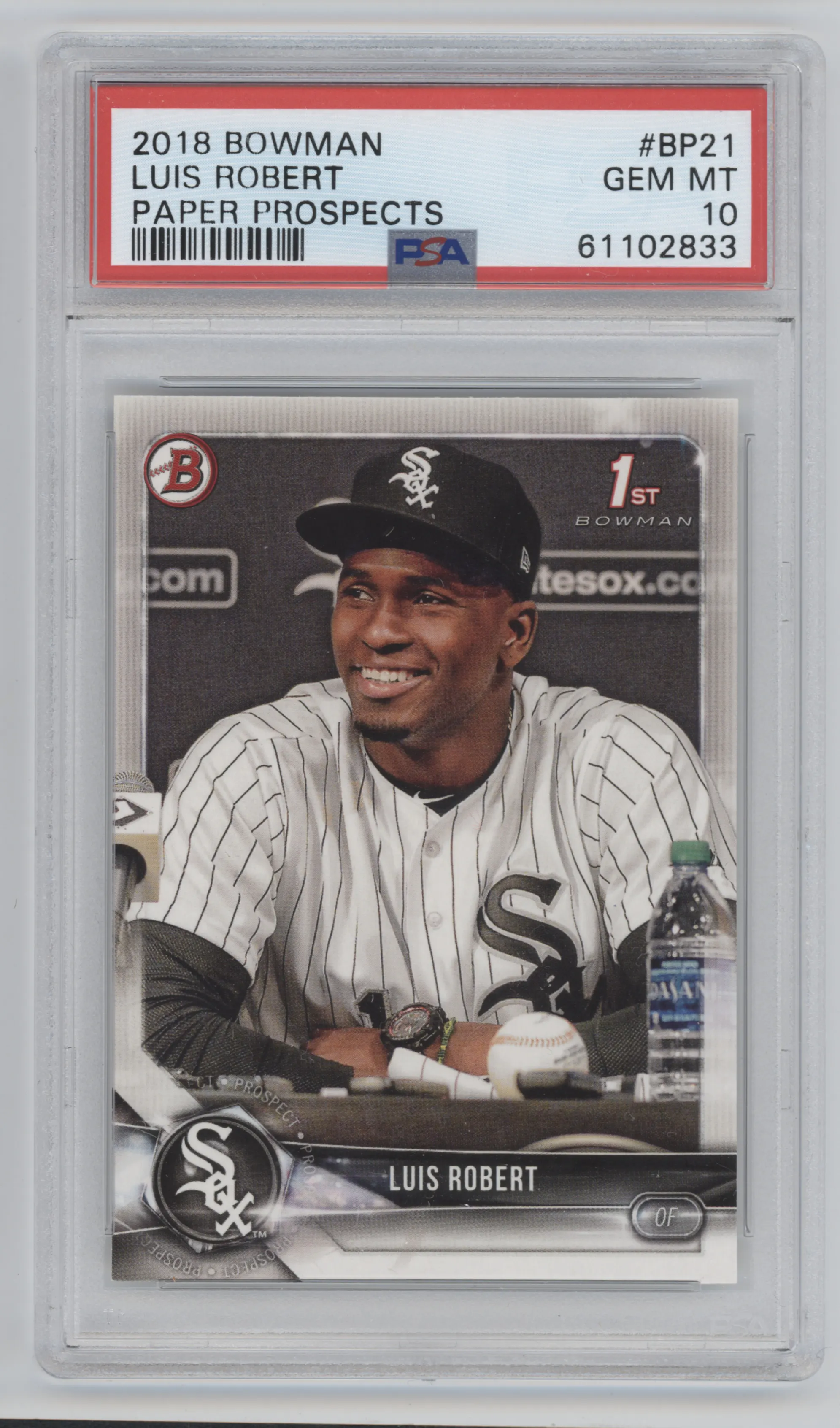 2018 Bowman Prospects Luis Robert PSA 10