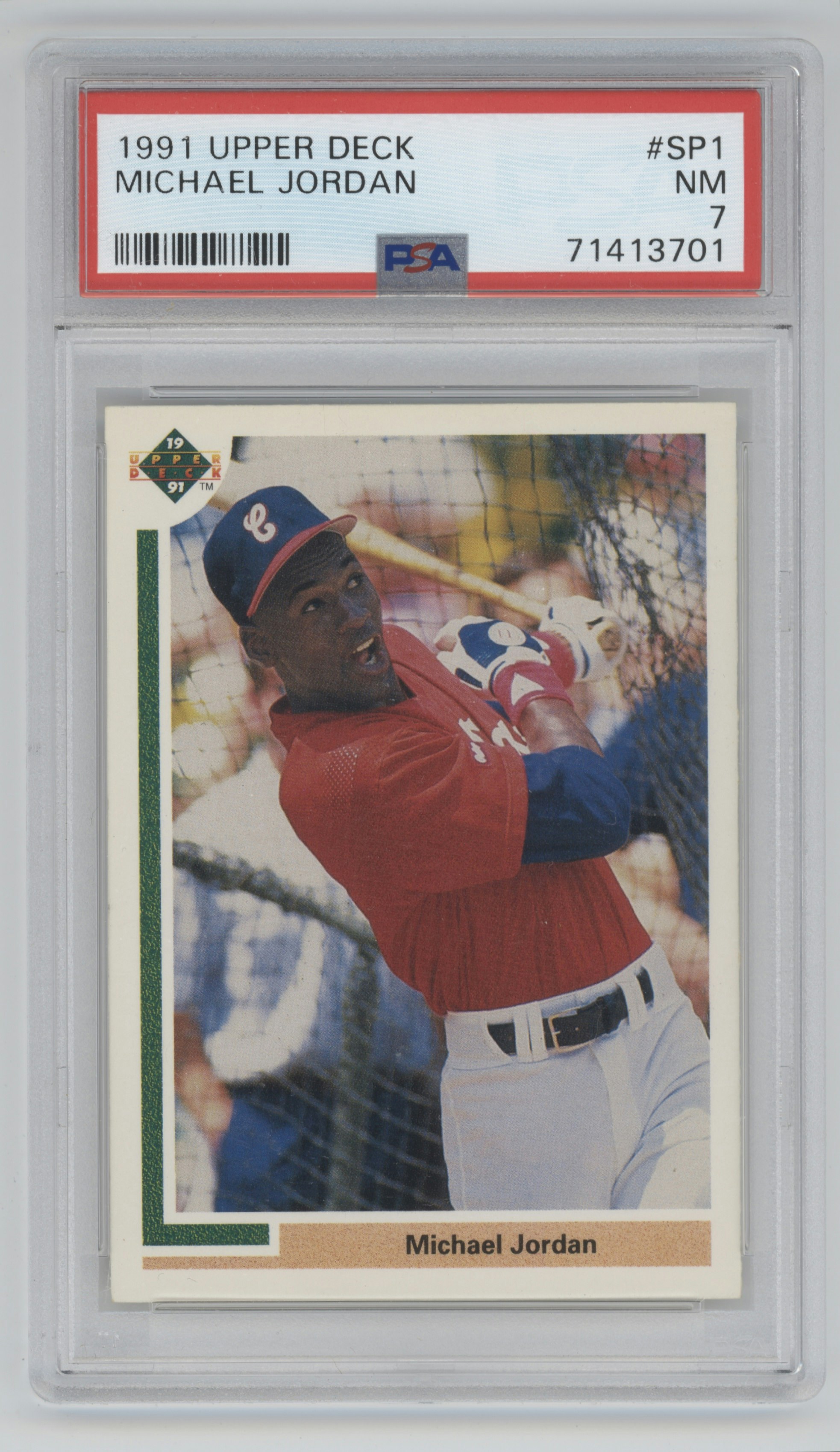 Michael Jordan Baseball Rookie Card 1991 Upper Deck #SP1 BGS 8.5