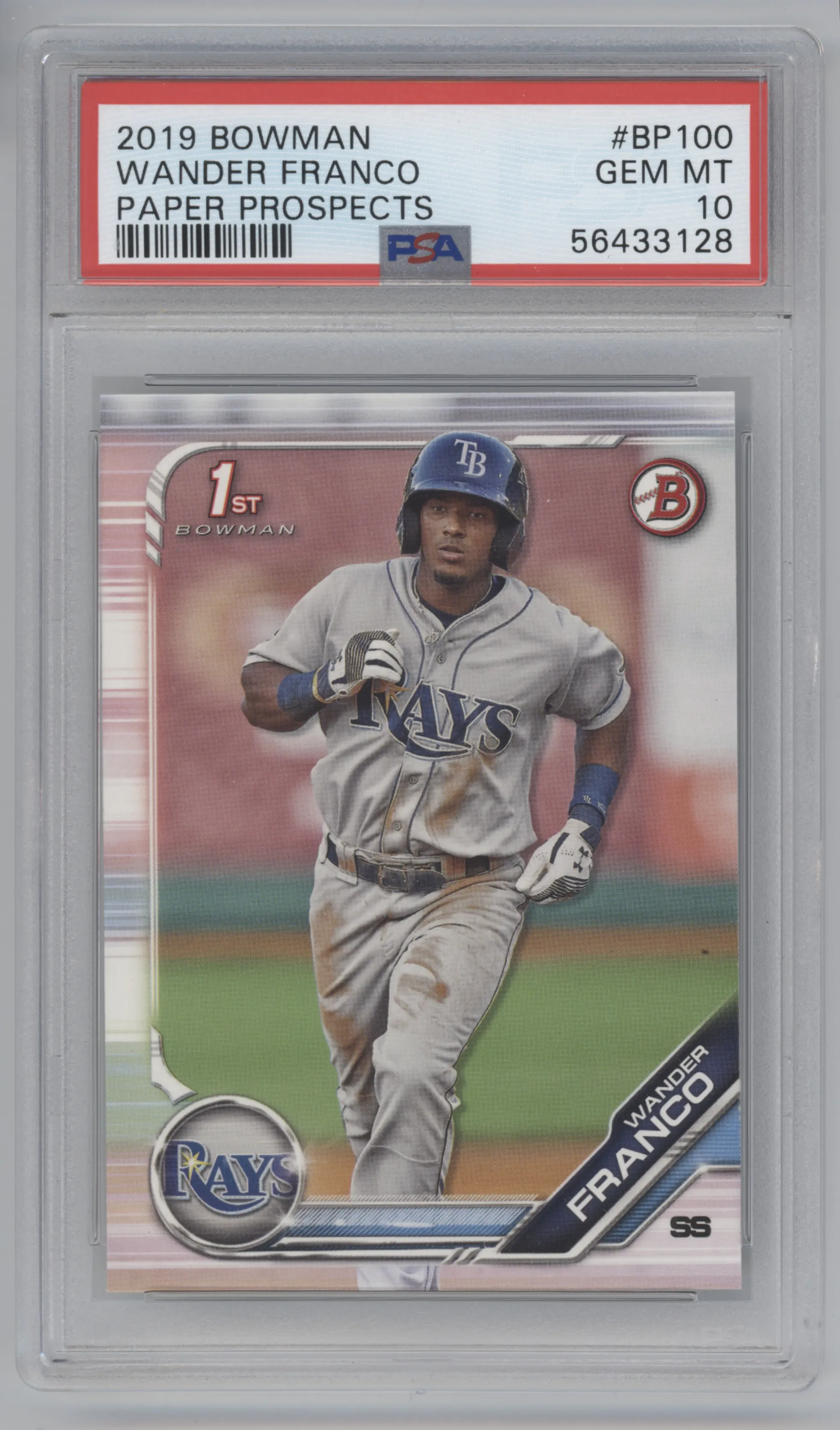 2019 Bowman Prospect Wander Franco PSA 10