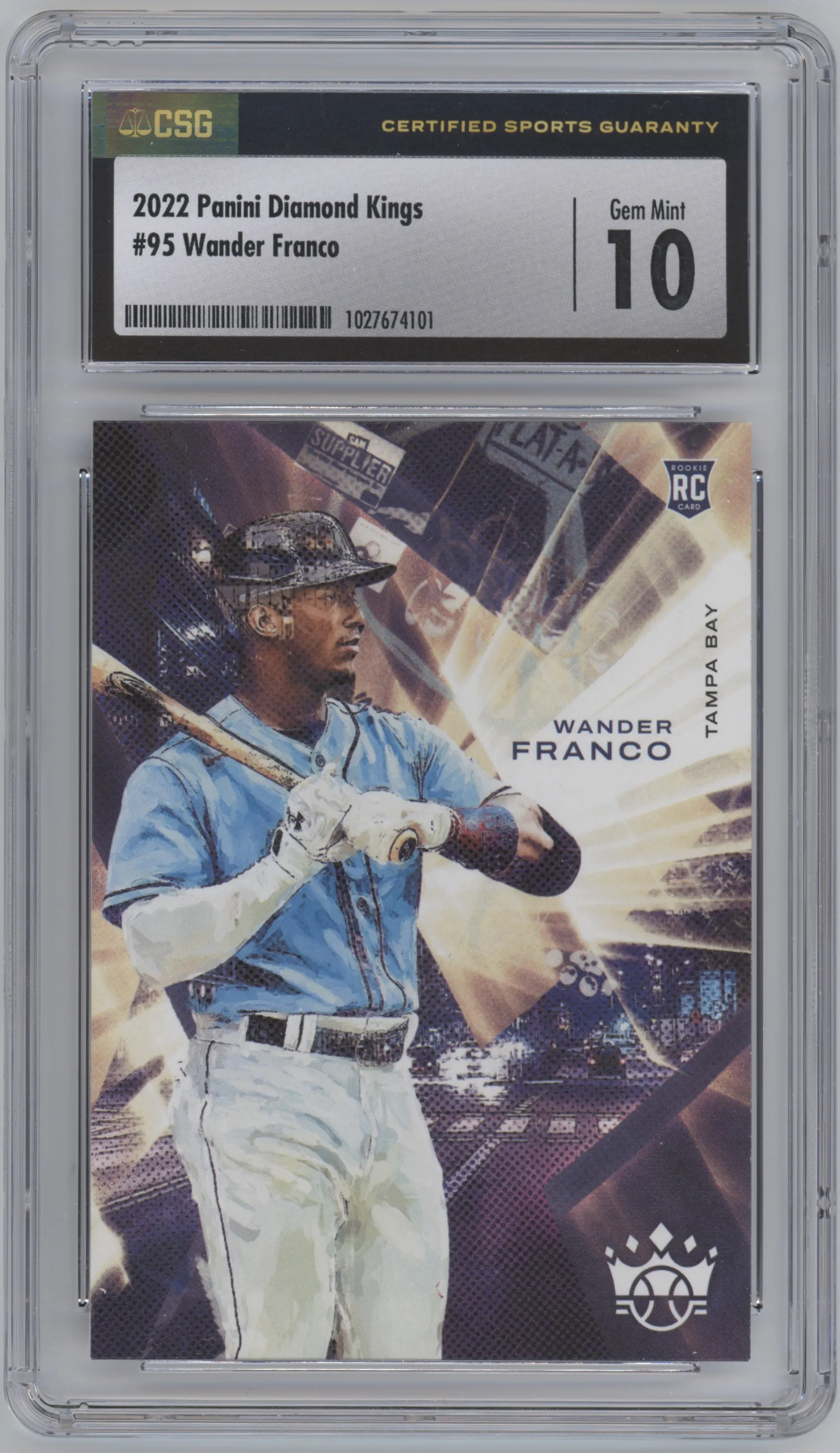 2022 Panini Diamond Kings Wander Franco CGC 10