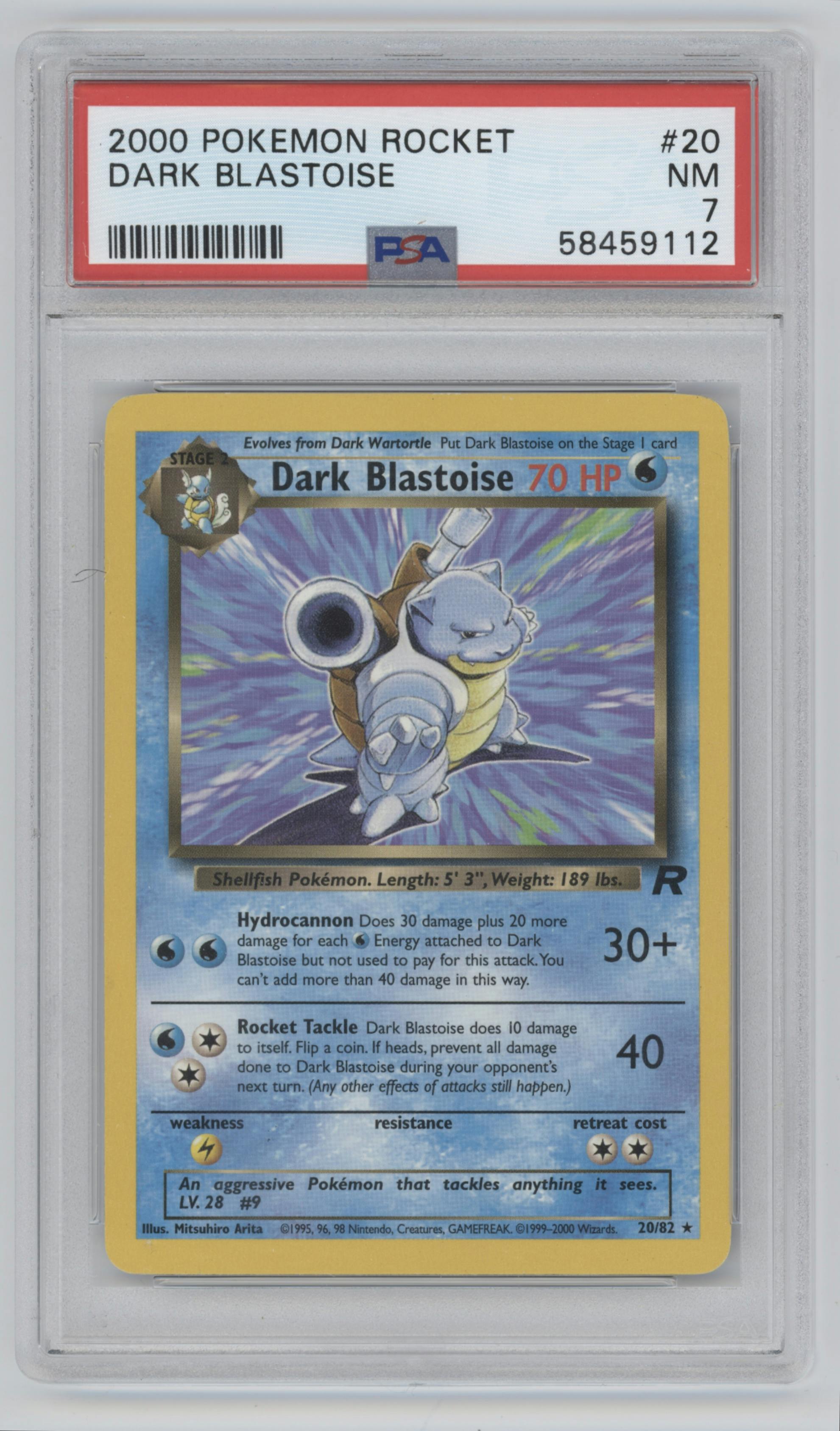 Pokemon dark blastoise psa 7 plandetransformacion.unirioja.es