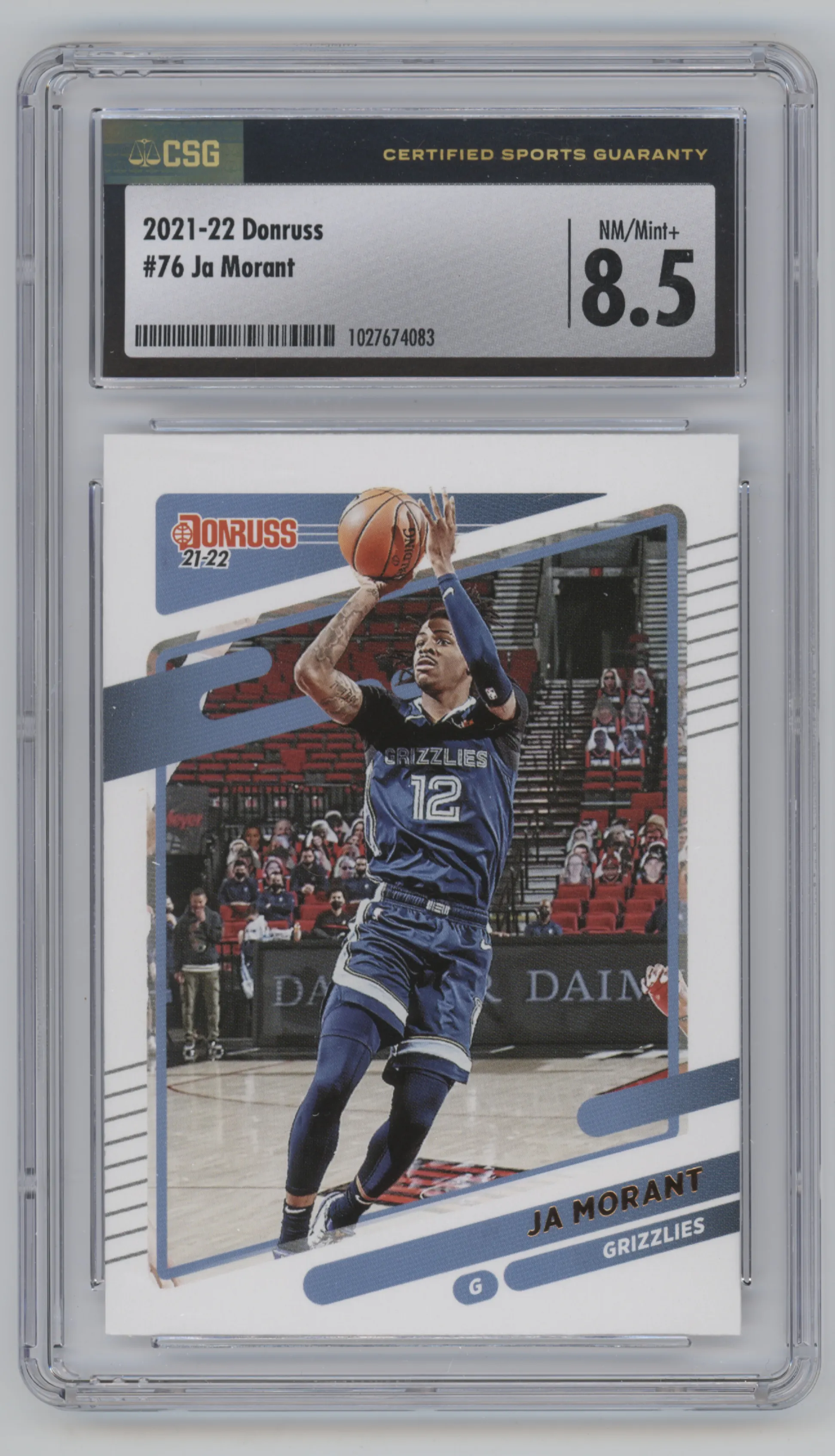 2021 Panini Donruss Ja Morant CGC 8.5