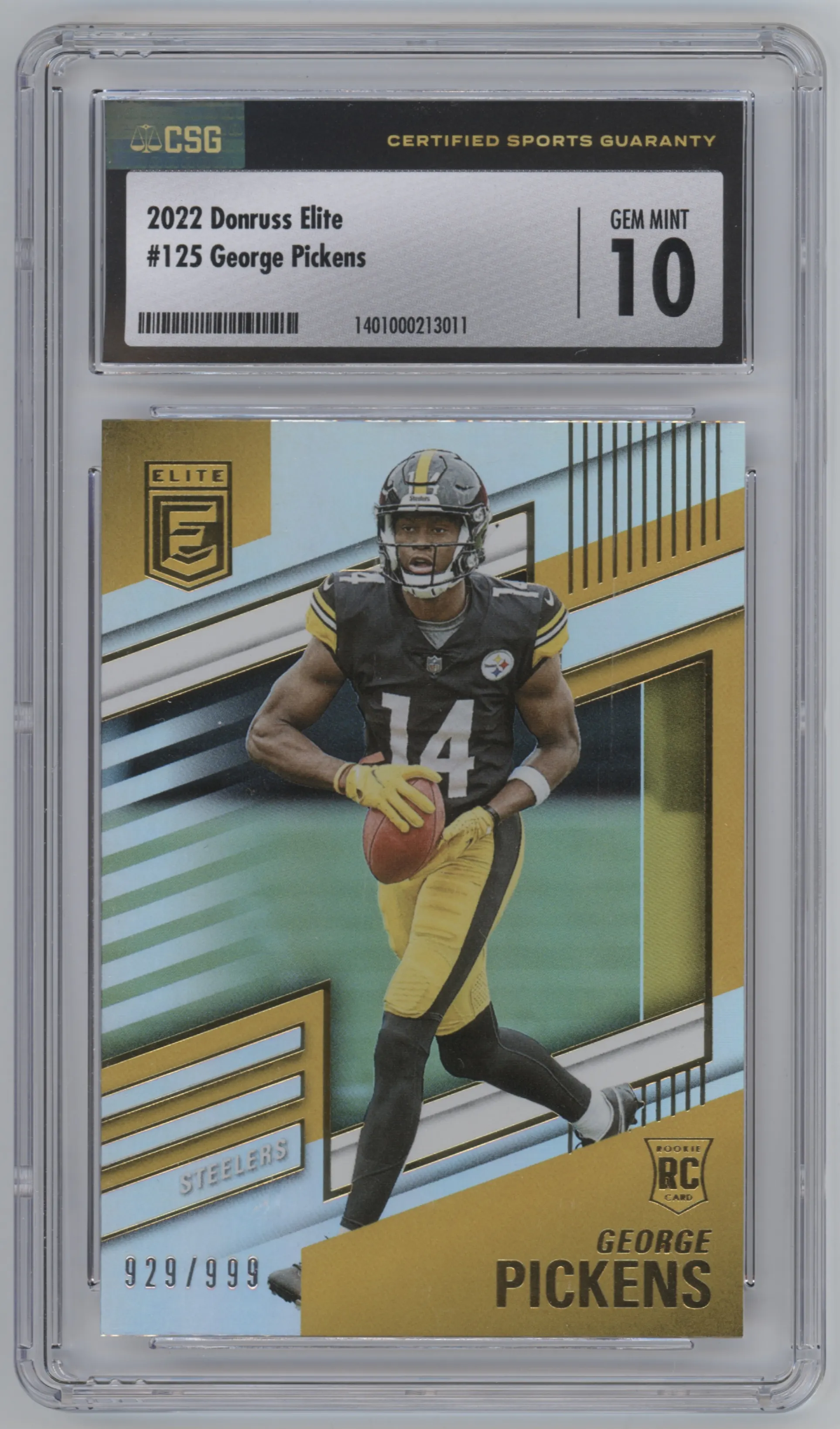 2022 Panini Donruss Elite George Pickens CGC 10