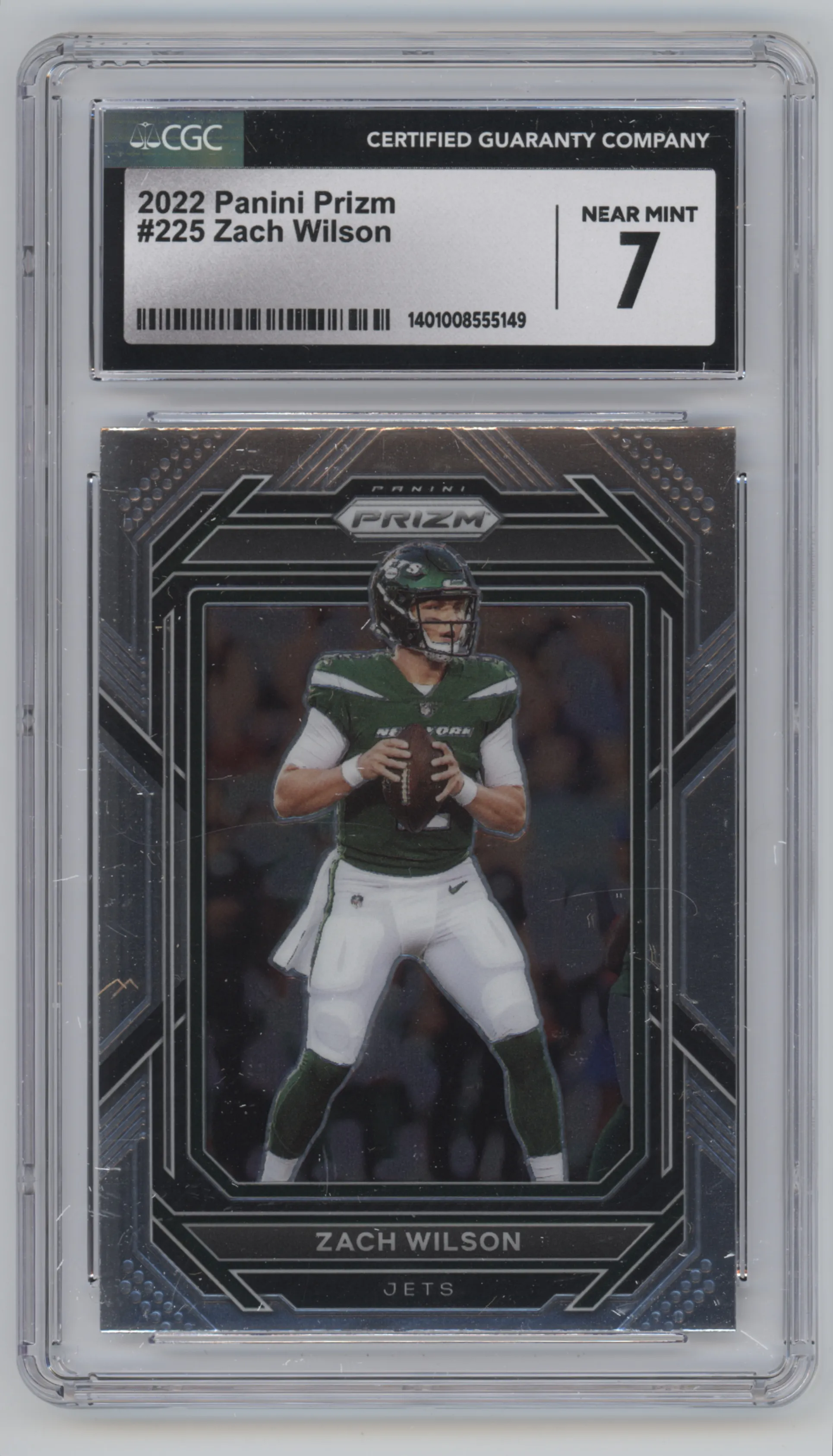 2022 Panini Prizm Zach Wilson CGC 7