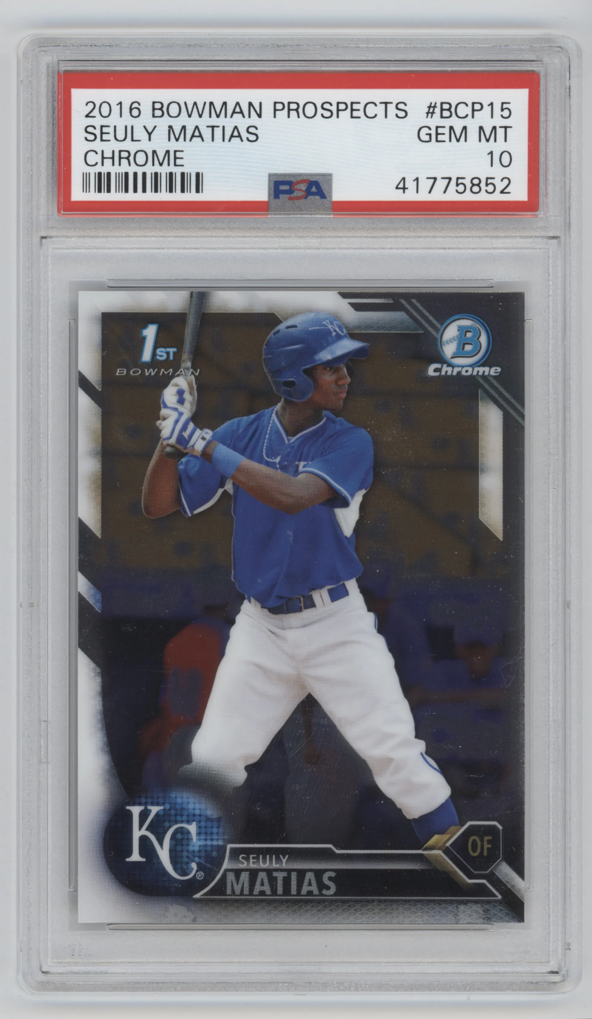 2016 Bowman Chr.Pros. Seuly Matias PSA 10
