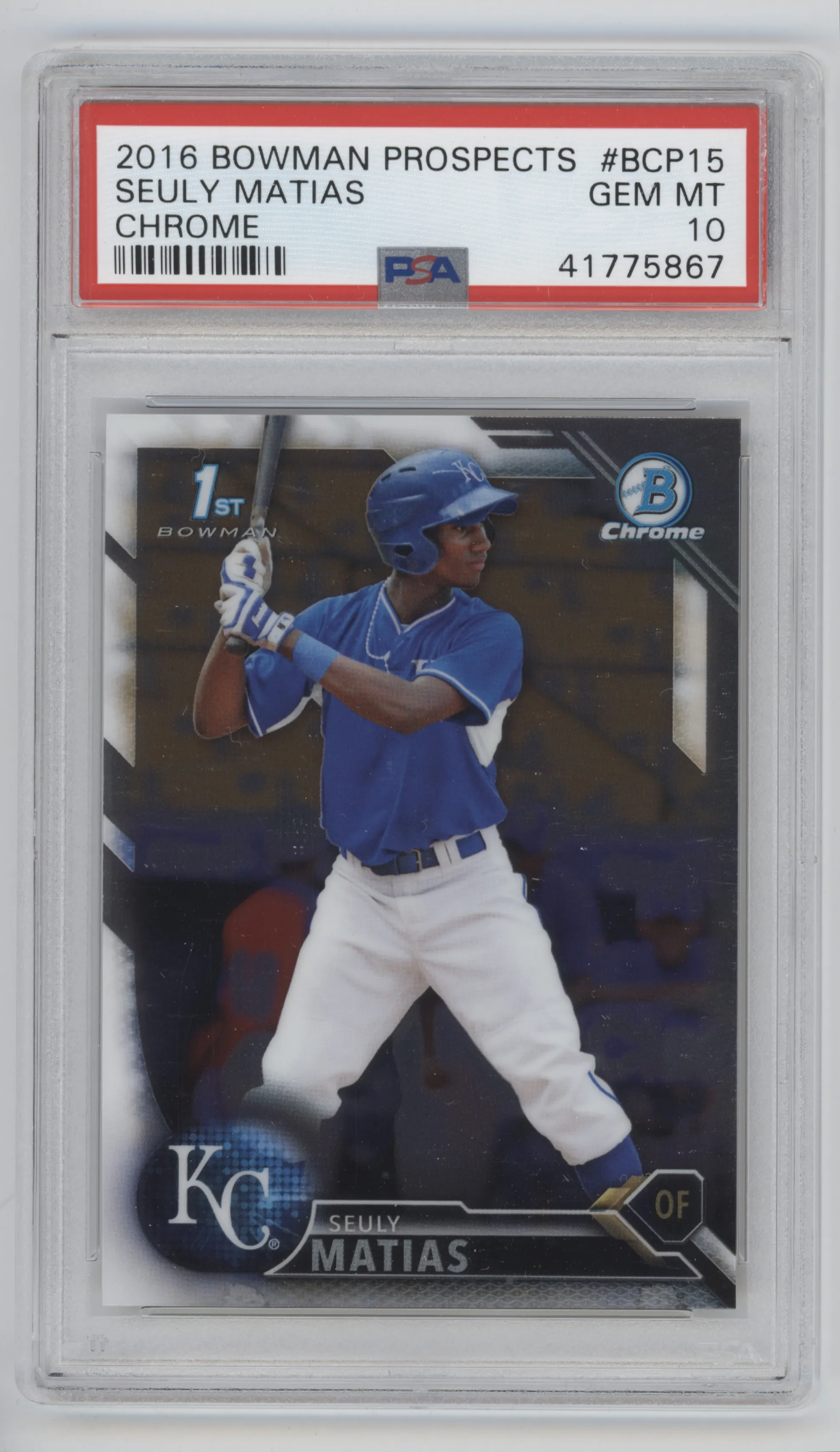 2016 Bowman Chr.Pros. Seuly Matias PSA 10