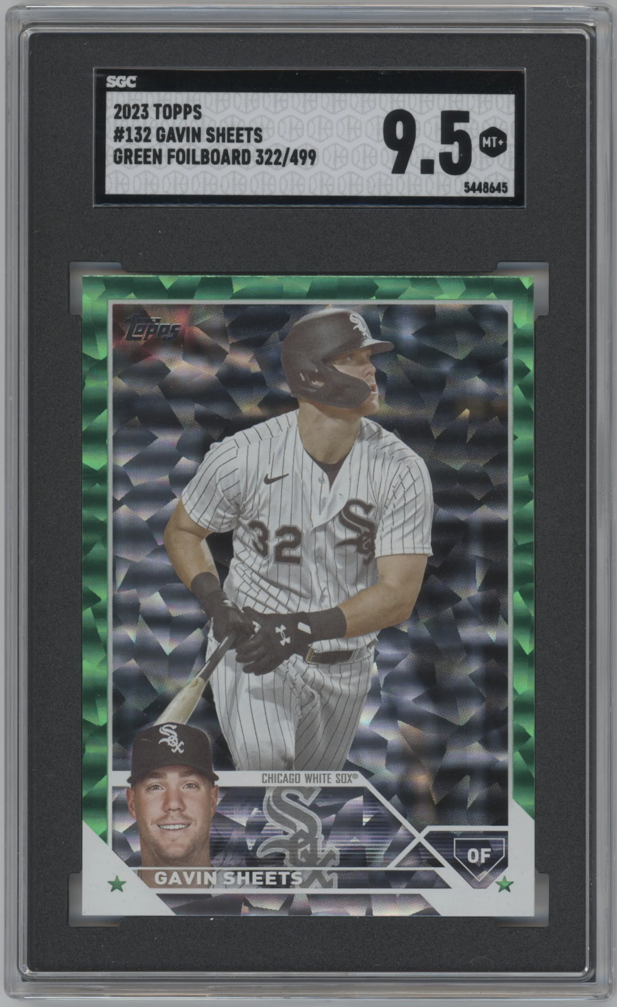 2023 Topps Gavin Sheets Green Foil SGC 9.5