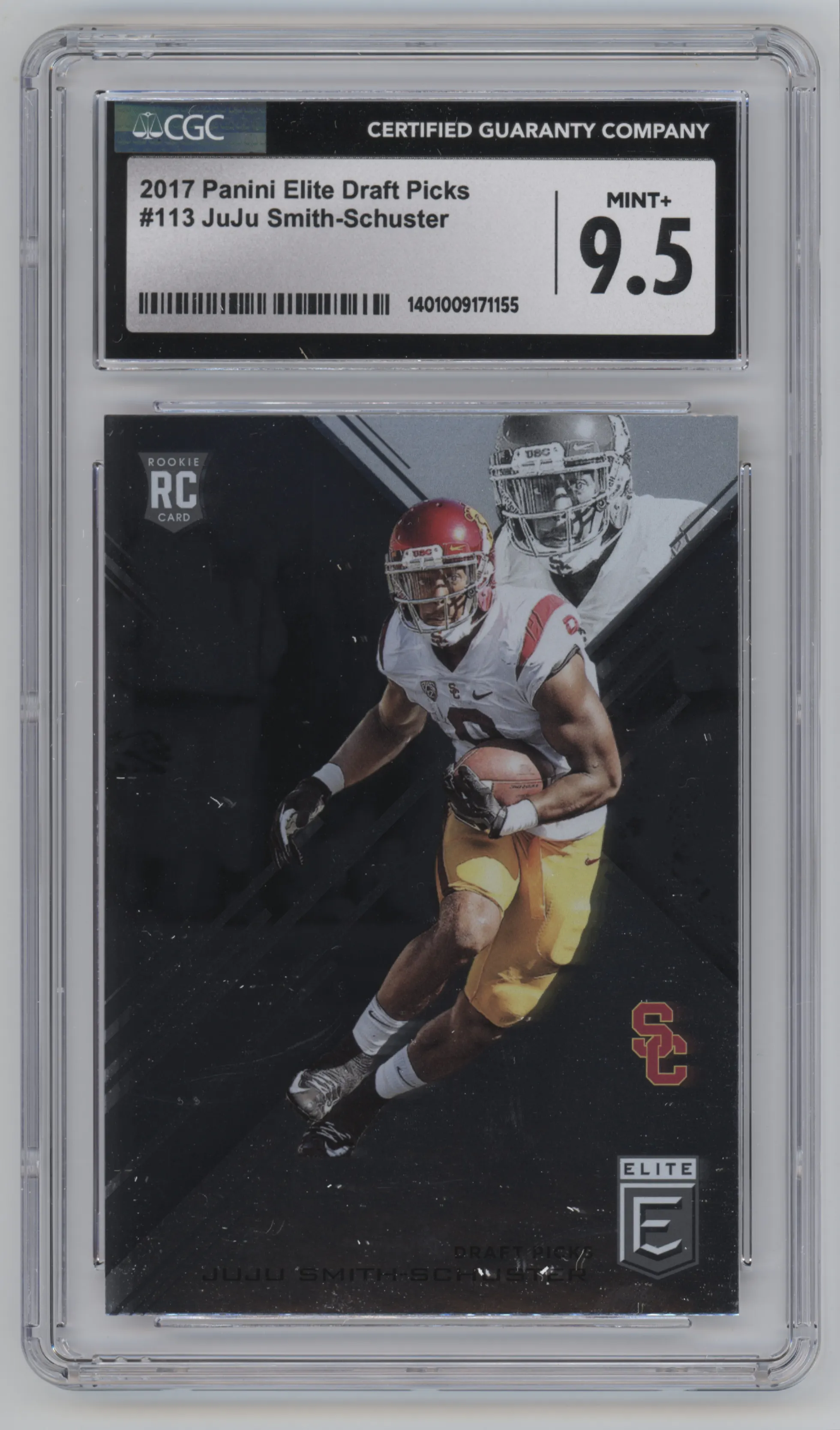 2017 Panini Elite Draft Picks JuJu Smith-Schuster CGC 9.5
