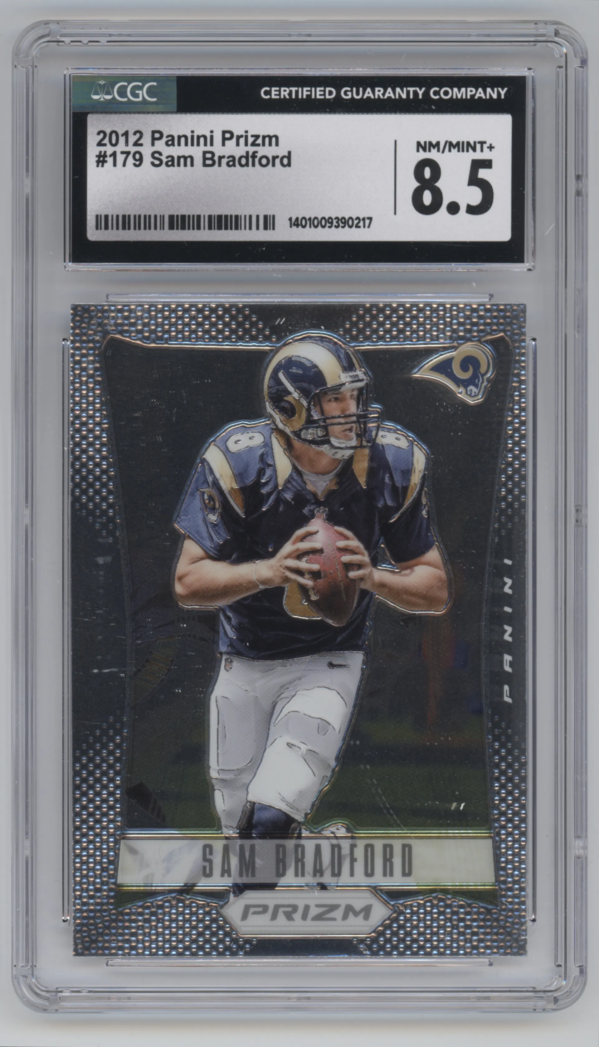 2012 Panini Prizm Sam Bradford CGC 8.5