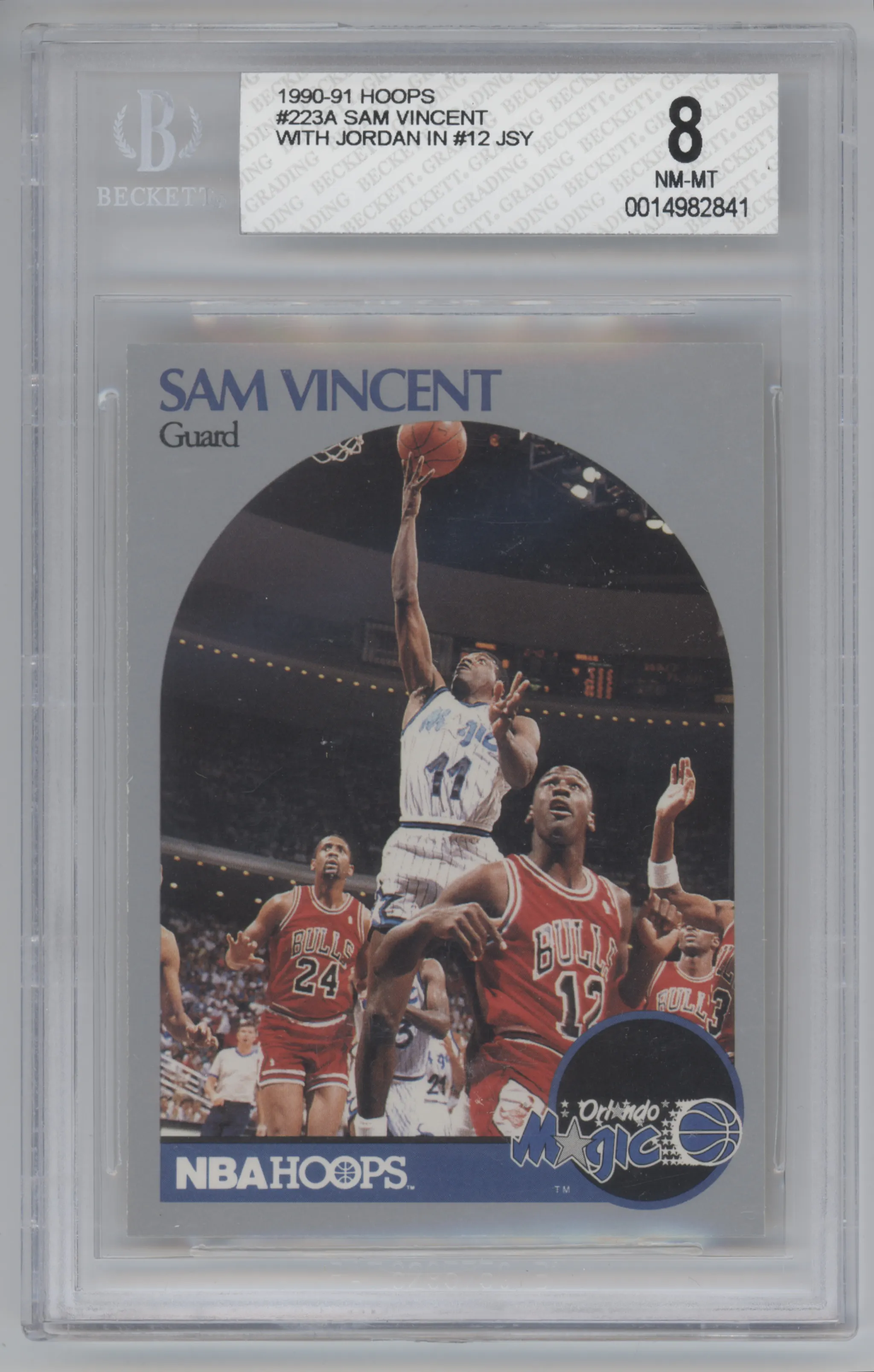 1990 NBA Hoops Sam Vincent BGS 8