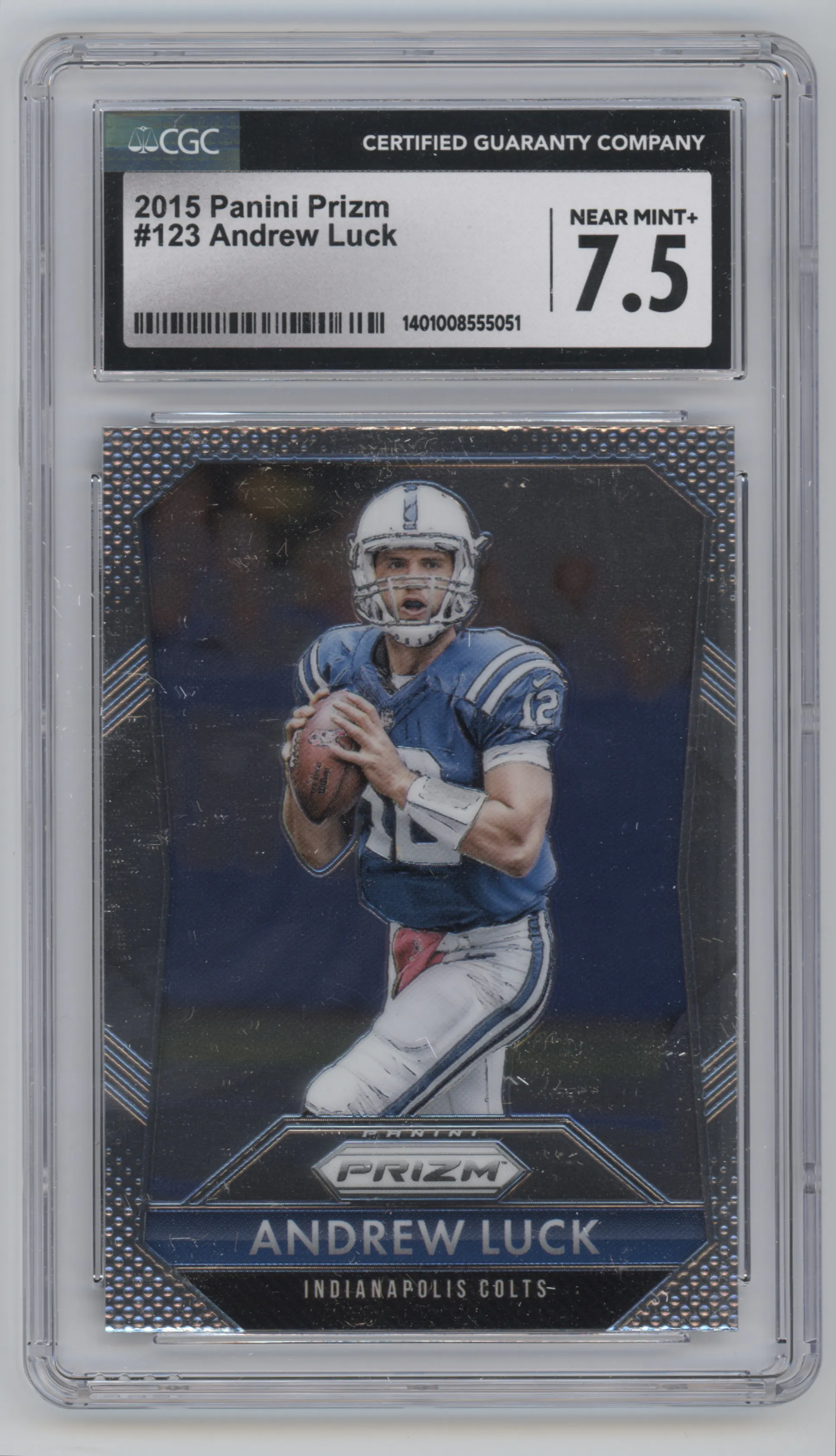 2015 Panini Prizm Andrew Luck #123 CGC 7.5