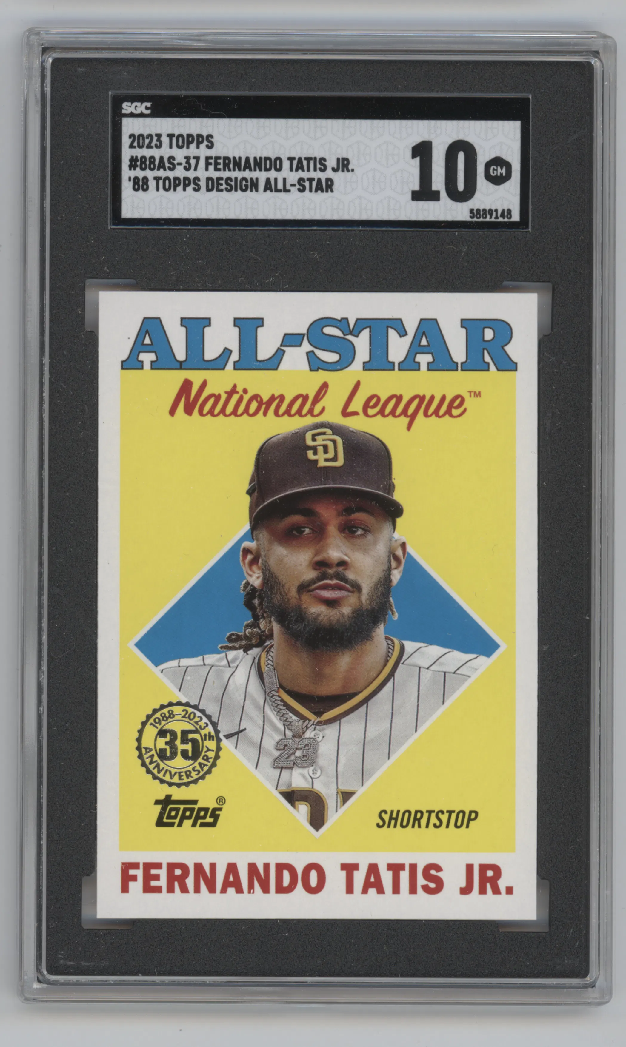 2023 Topps Series 2 1988 Topps AS Fernando Tatis Jr. #88AS-37 SGC 10