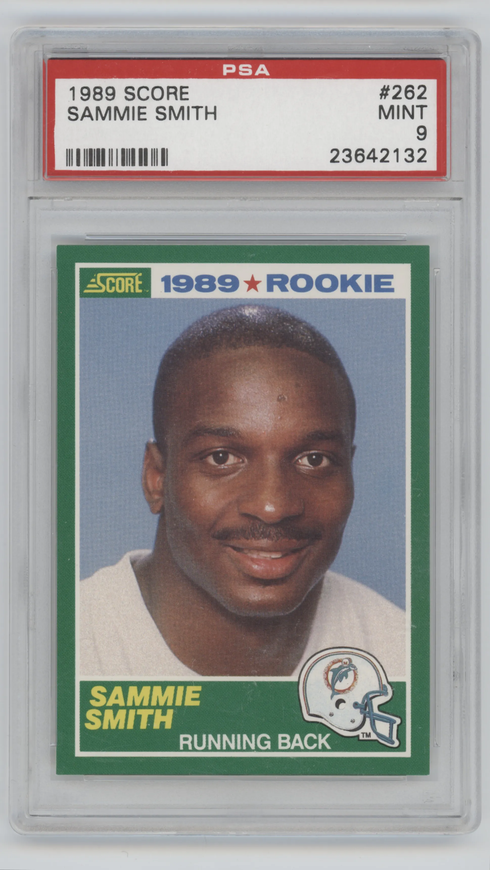 1989 Score Sammie Smith #262 PSA 9